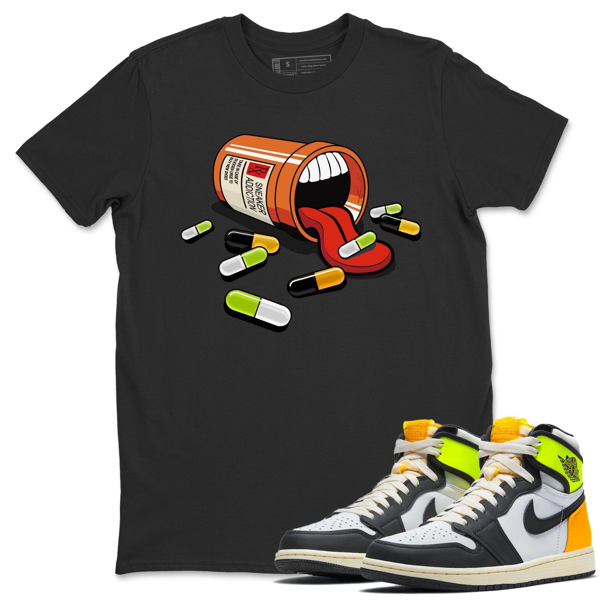 snkmatch Addiction Unisex Tops - Air Jordan 1 Volt Gold