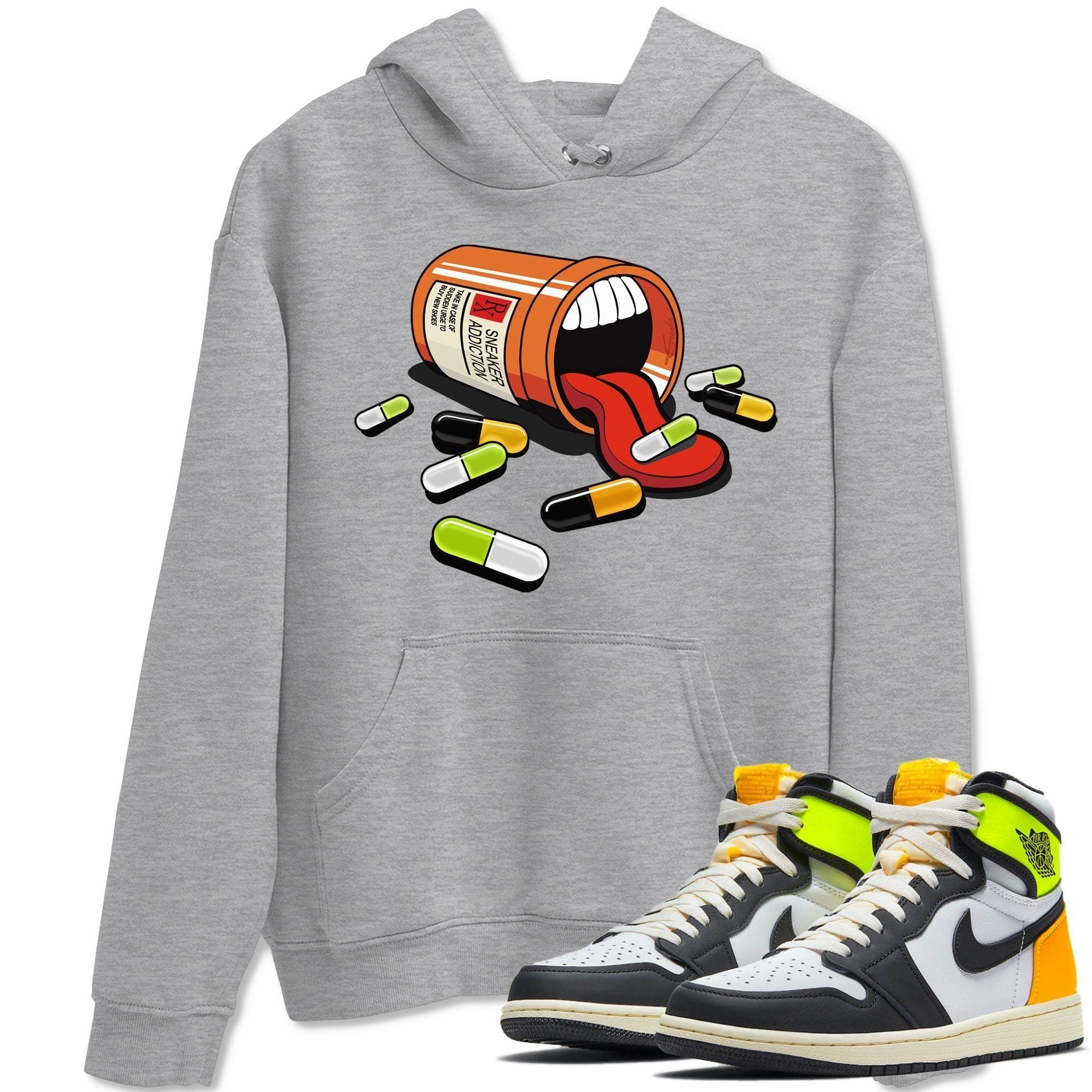 snkmatch Addiction Unisex Tops - Air Jordan 1 Volt Gold