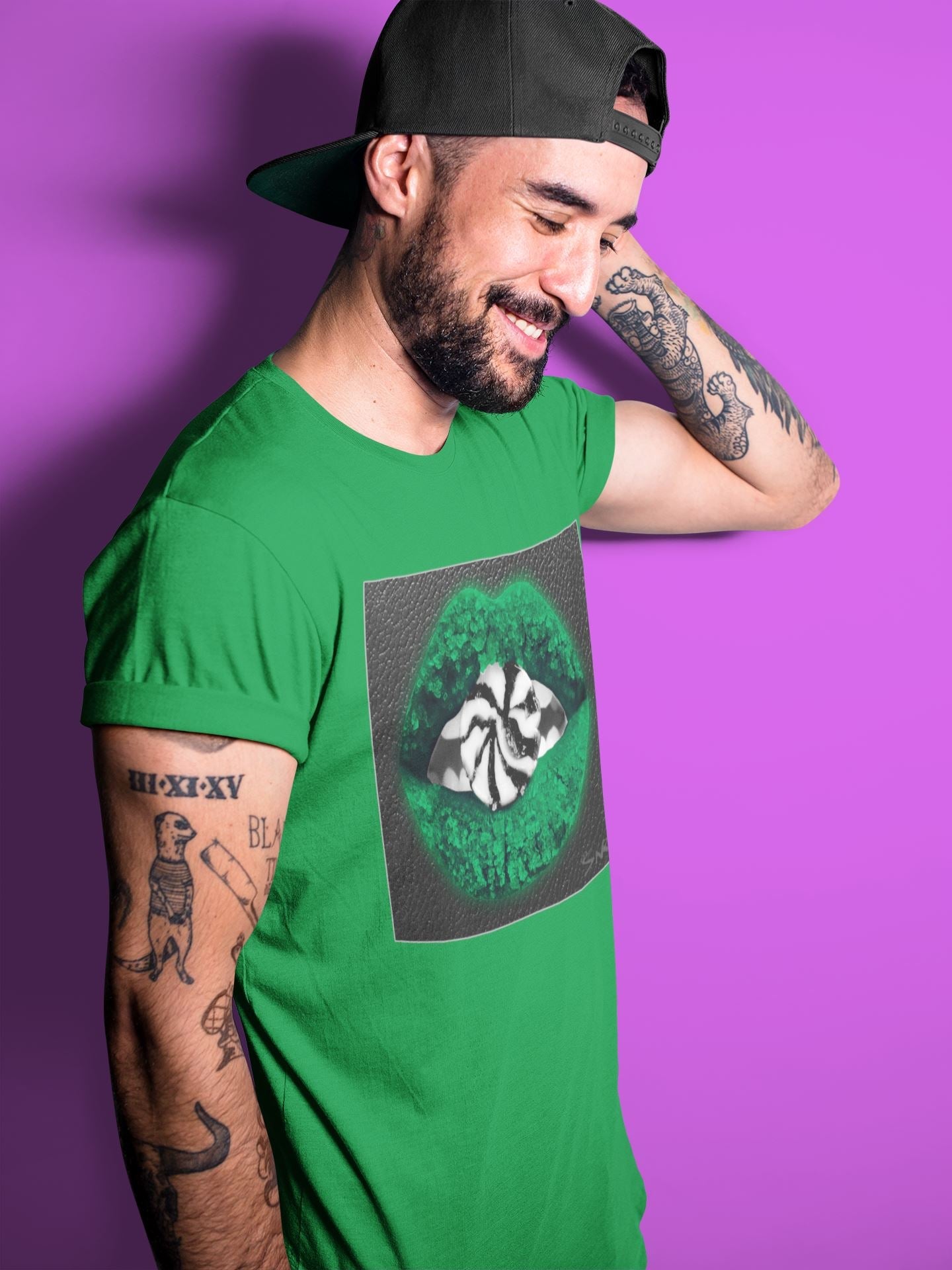 Lips Candy Unisex Tops - Air Jordan 1 Pine Green