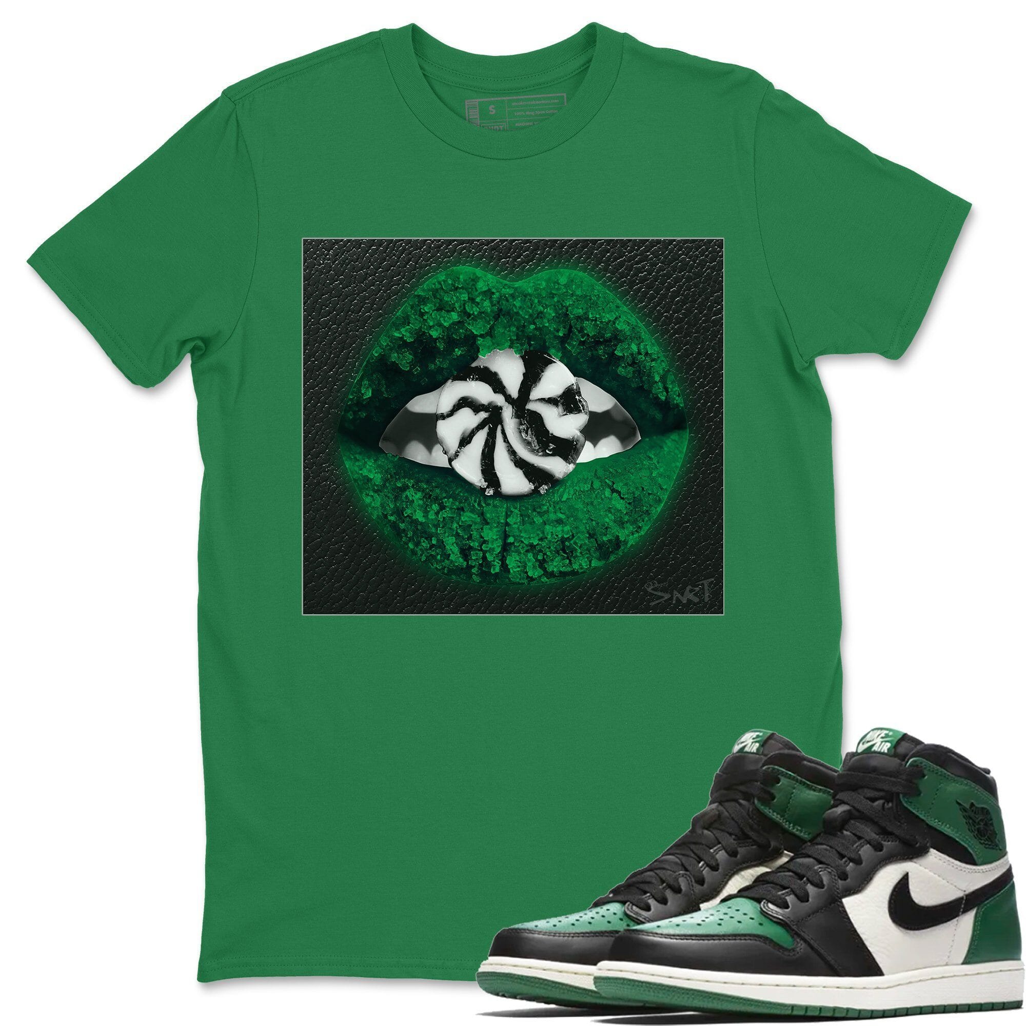 Lips Candy Unisex Tops - Air Jordan 1 Pine Green