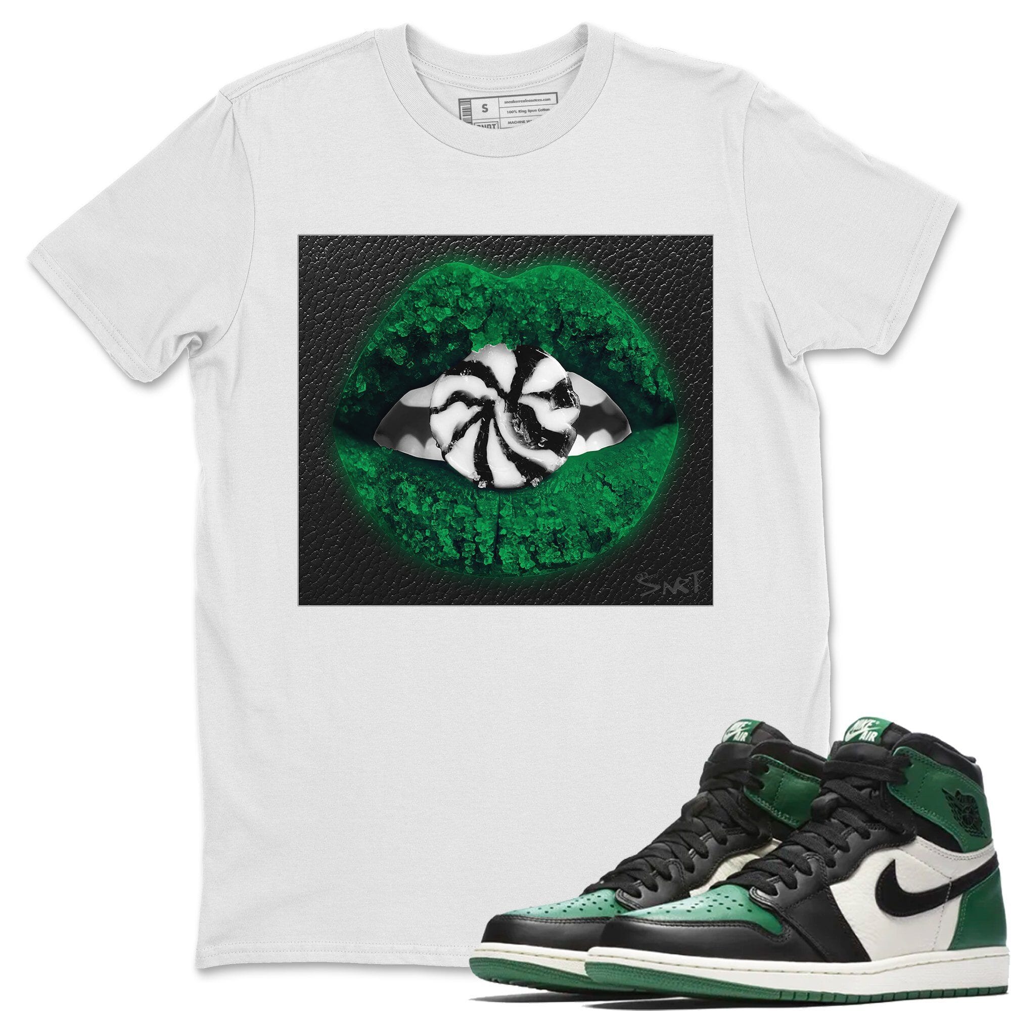 Lips Candy Unisex Tops - Air Jordan 1 Pine Green