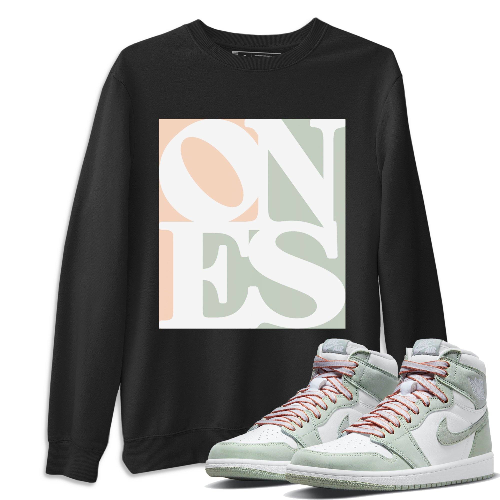 Ones Unisex Tops - Air Jordan 1 Seafoam