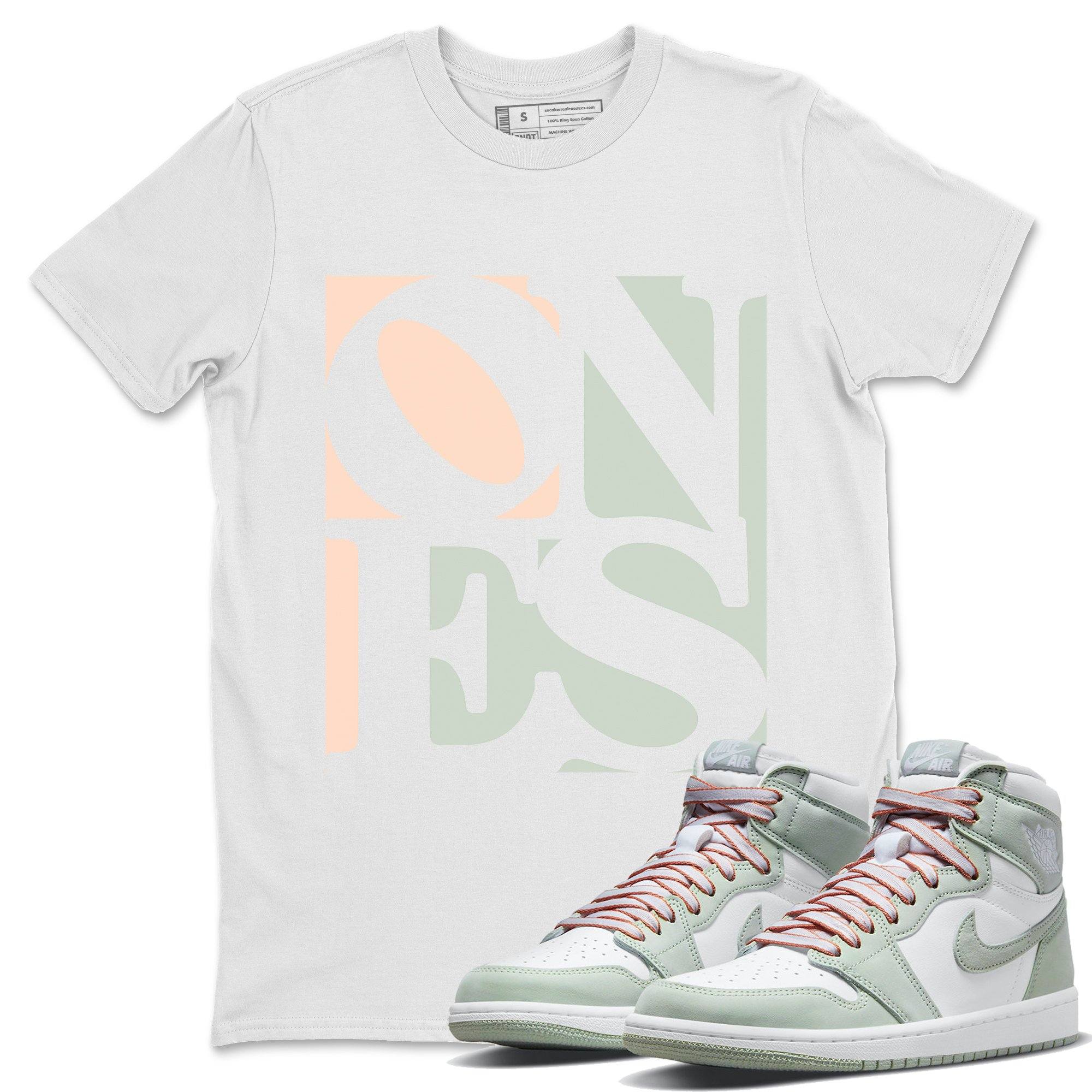 Ones Unisex Tops - Air Jordan 1 Seafoam