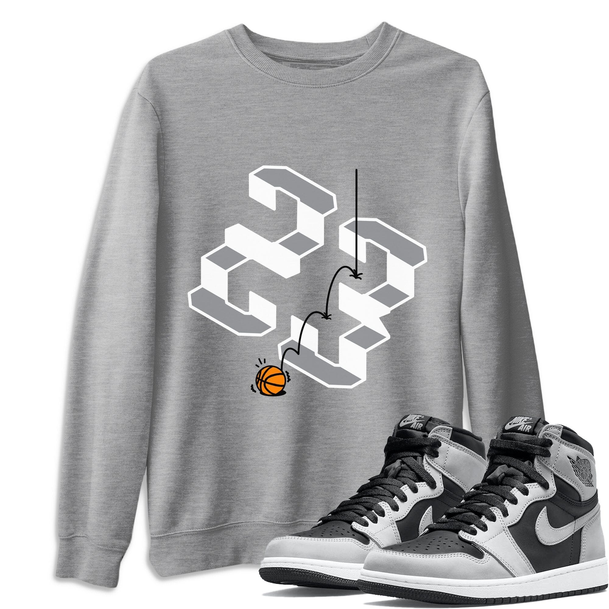 Steps Unisex Tops - Air Jordan 1 Shadow 2.0