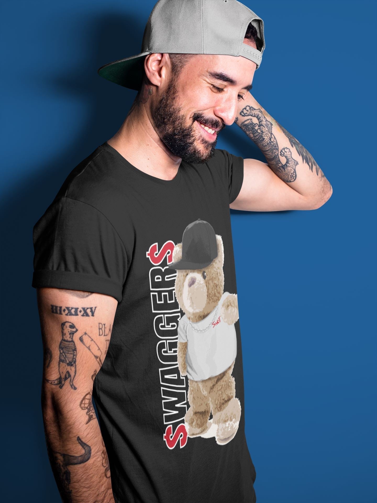Bear Swaggers Unisex Tops - Air Jordan 1 Smoke Grey