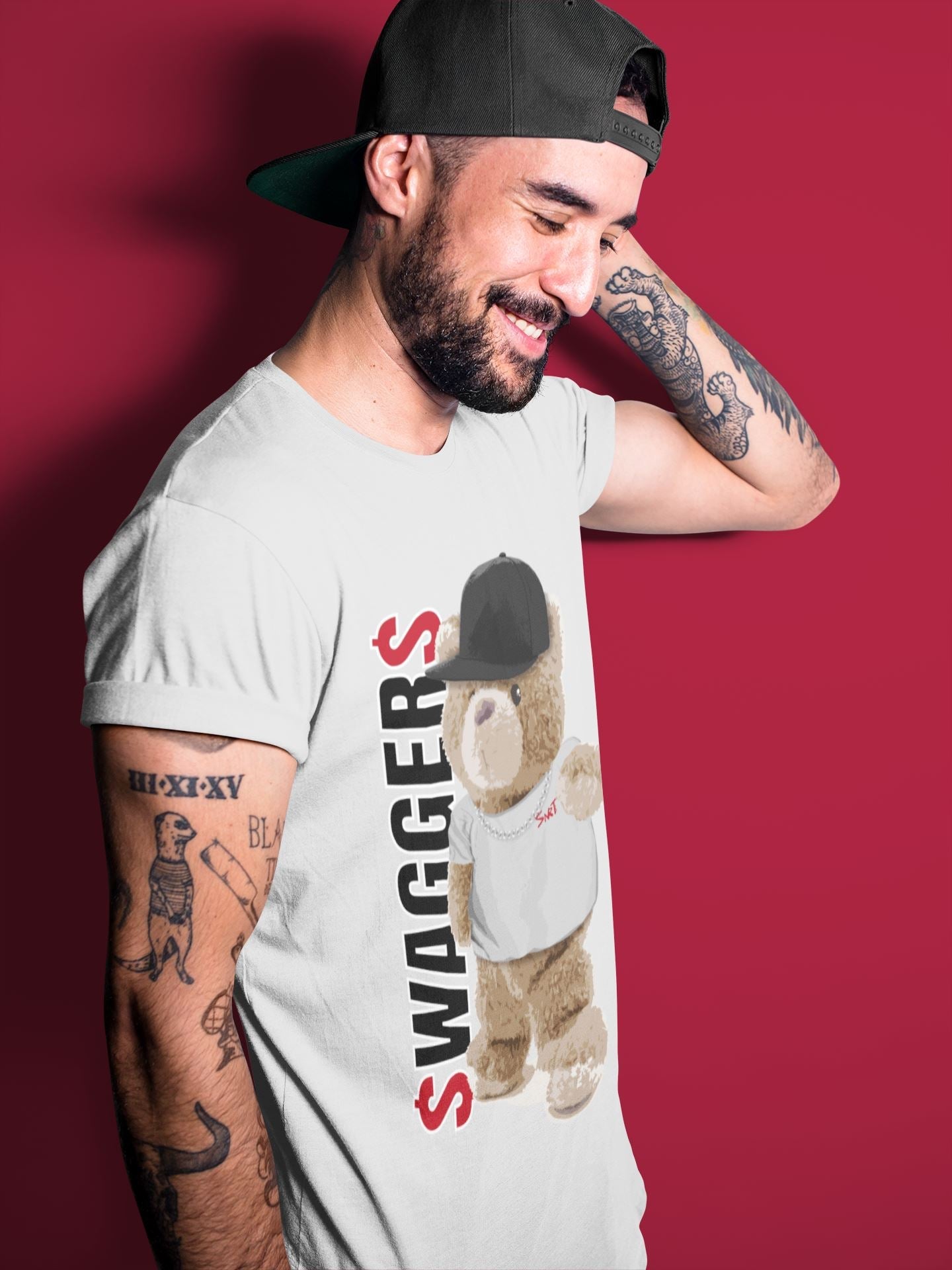 Bear Swaggers Unisex Tops - Air Jordan 1 Smoke Grey