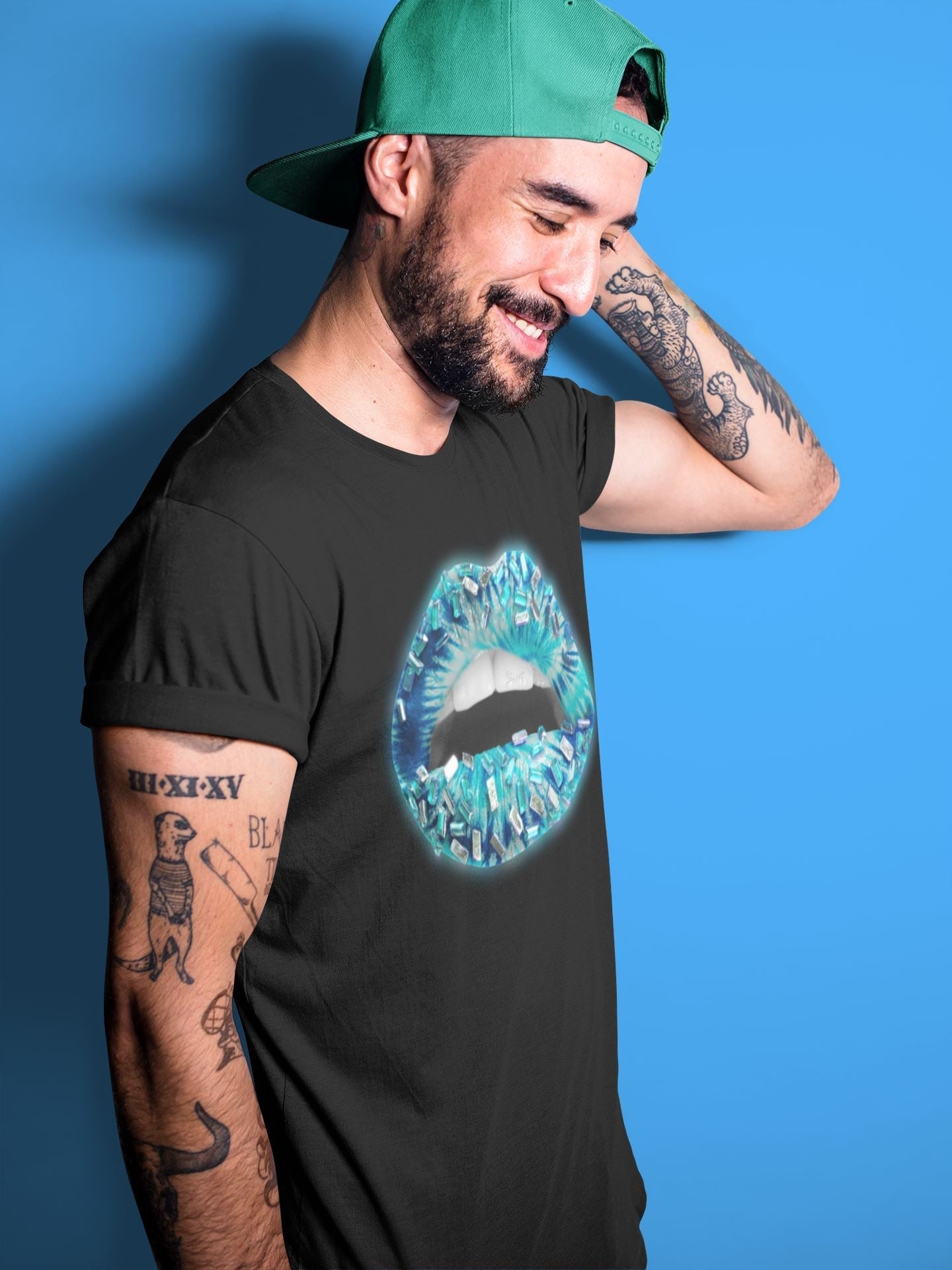 Lips Jewel Unisex Tops - Air Jordan 1 Tie-Dye