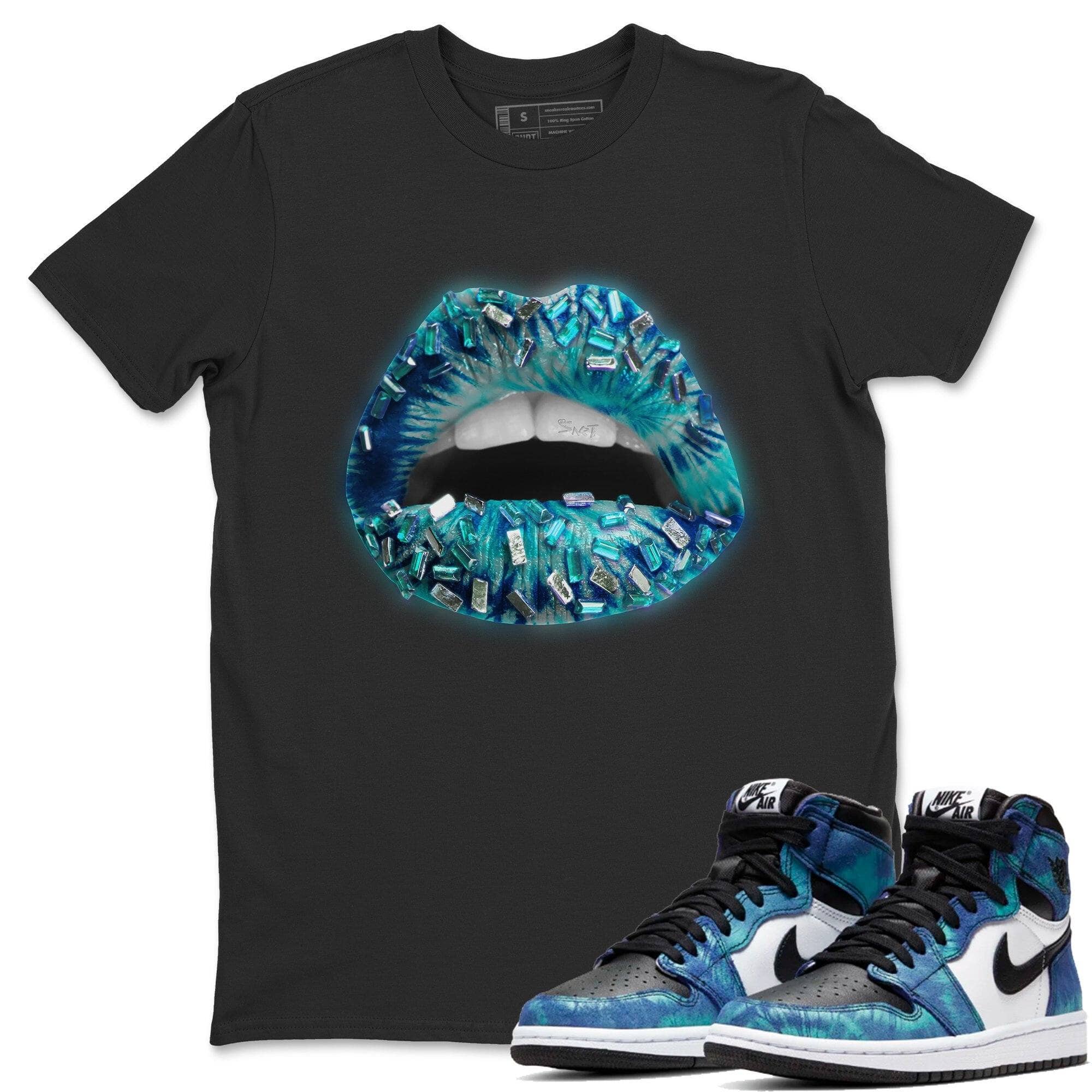 Lips Jewel Unisex Tops - Air Jordan 1 Tie-Dye