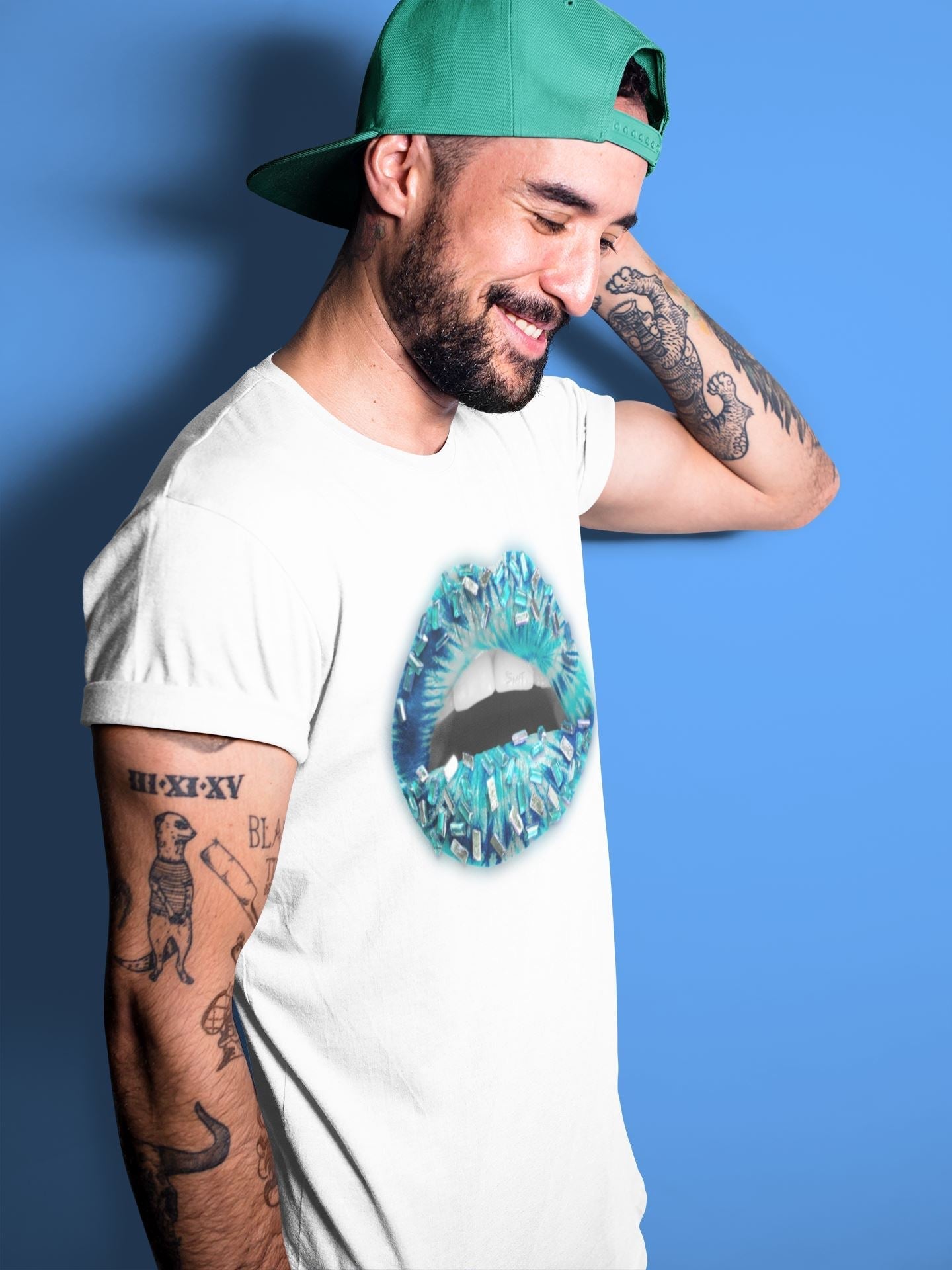 Lips Jewel Unisex Tops - Air Jordan 1 Tie-Dye