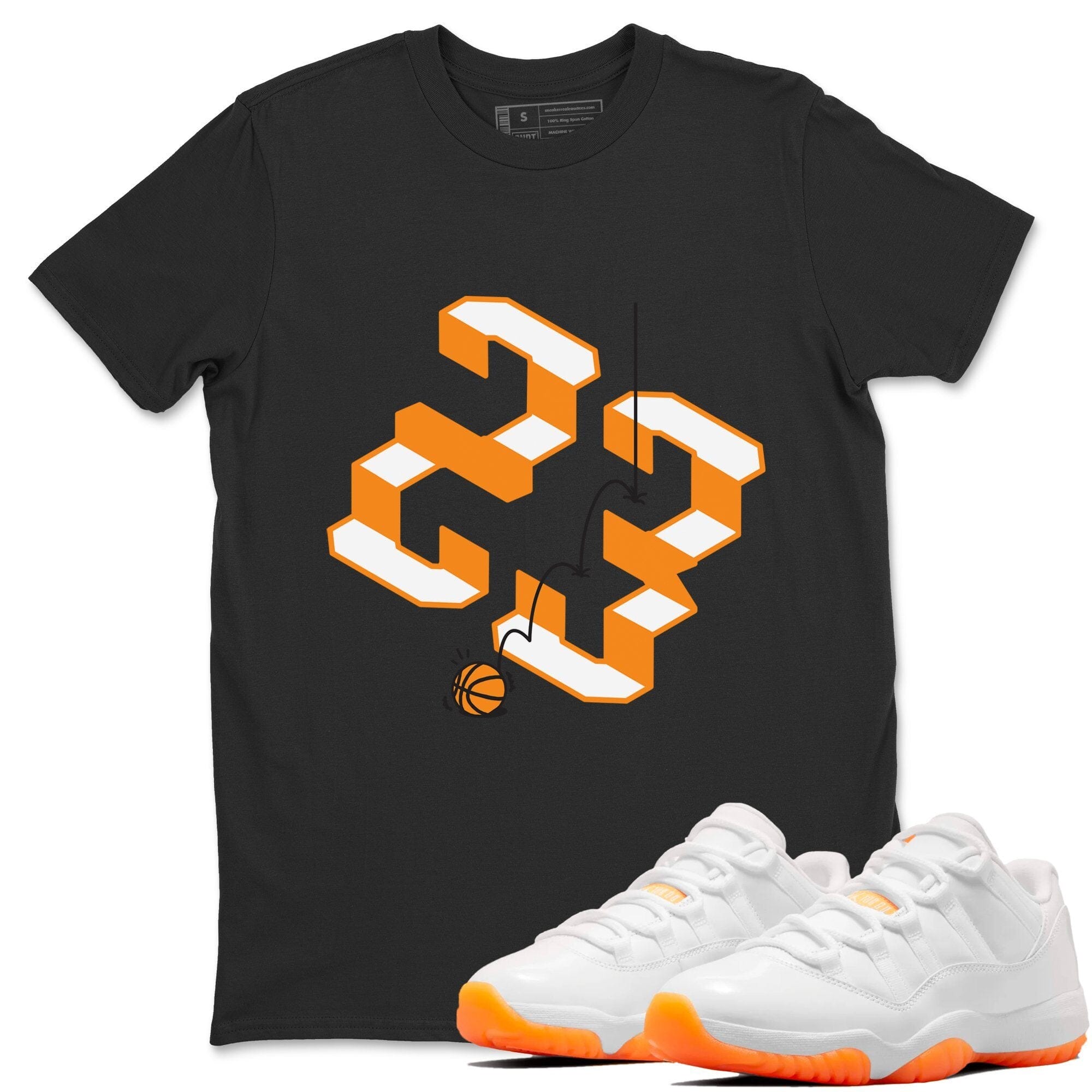 Steps Unisex Tops - Air Jordan 11 Citrus