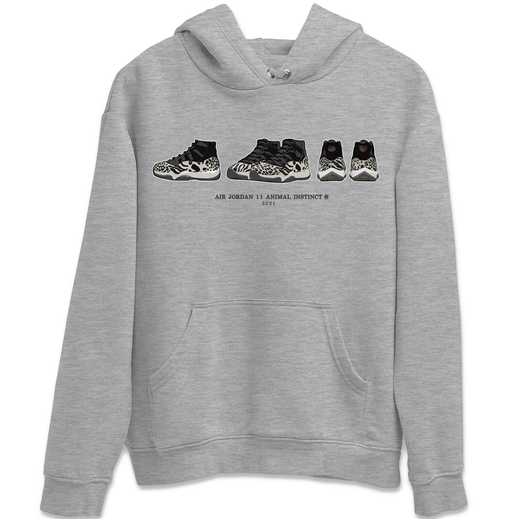 snkmatch Prelude Unisex Tops - Air Jordan 11 Animal Instinct