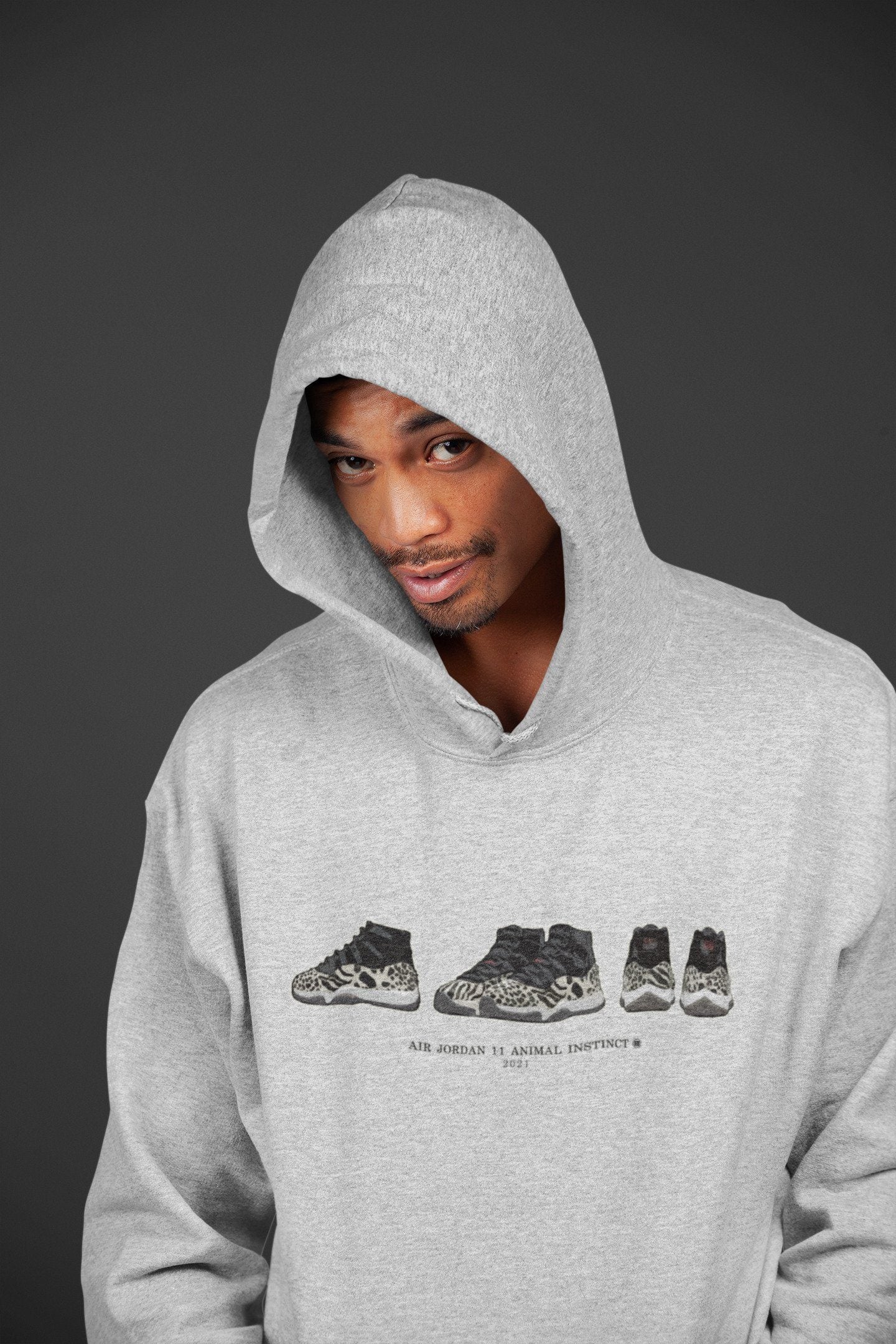 snkmatch Prelude Unisex Tops - Air Jordan 11 Animal Instinct