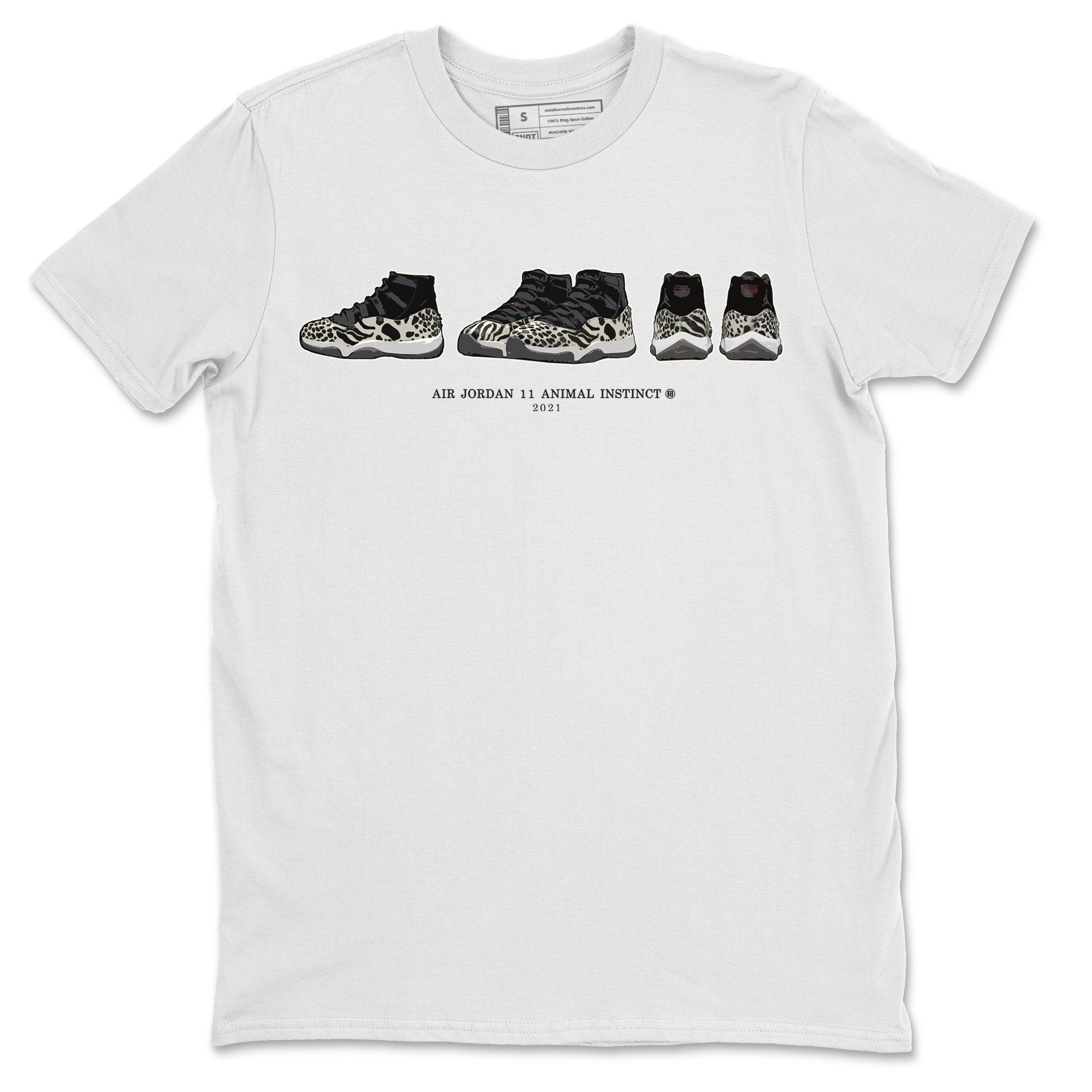 snkmatch Prelude Unisex Tops - Air Jordan 11 Animal Instinct