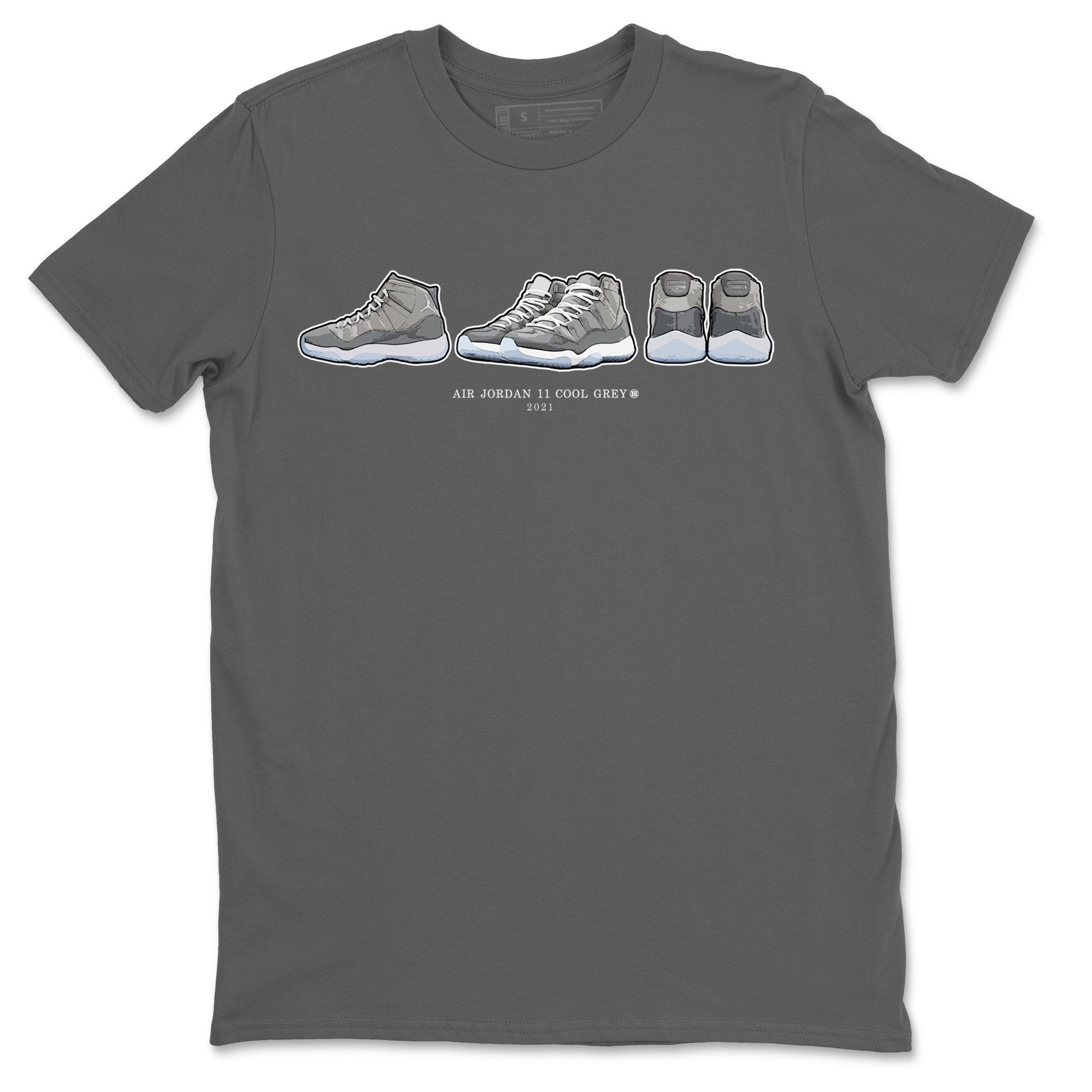 snkmatch Prelude Unisex Tops - Air Jordan 11 Cool Grey