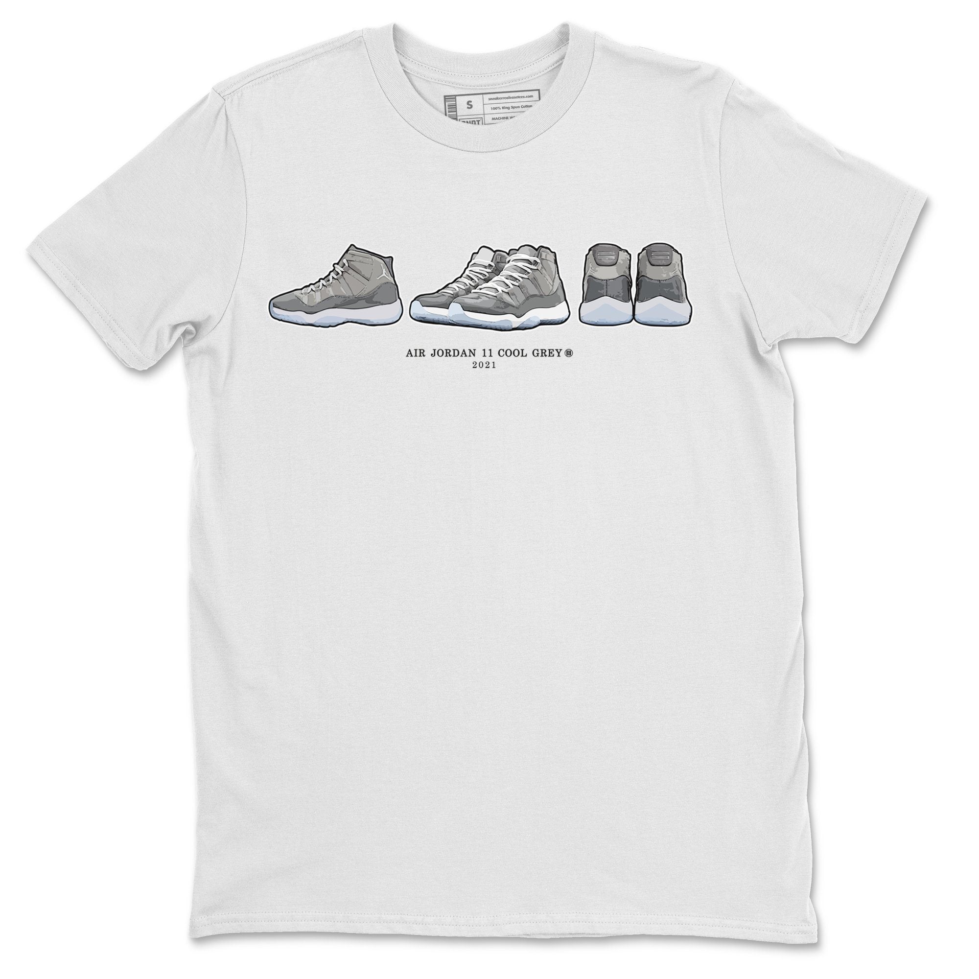 snkmatch Prelude Unisex Tops - Air Jordan 11 Cool Grey
