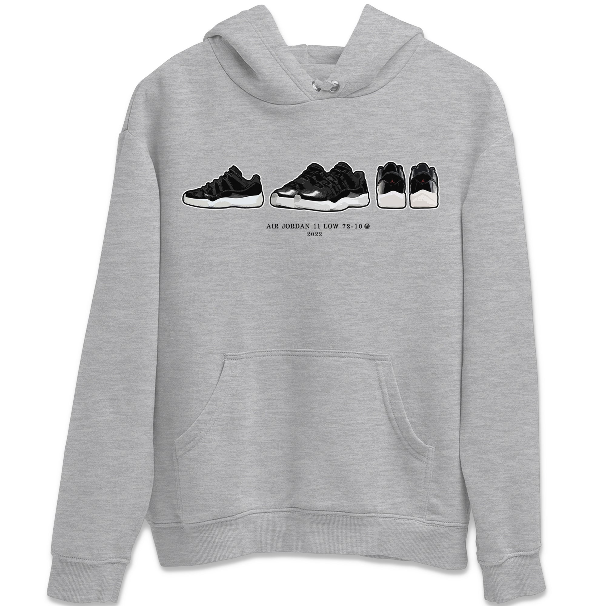 snkmatch Prelude Unisex Tops - Air Jordan 11 72-10