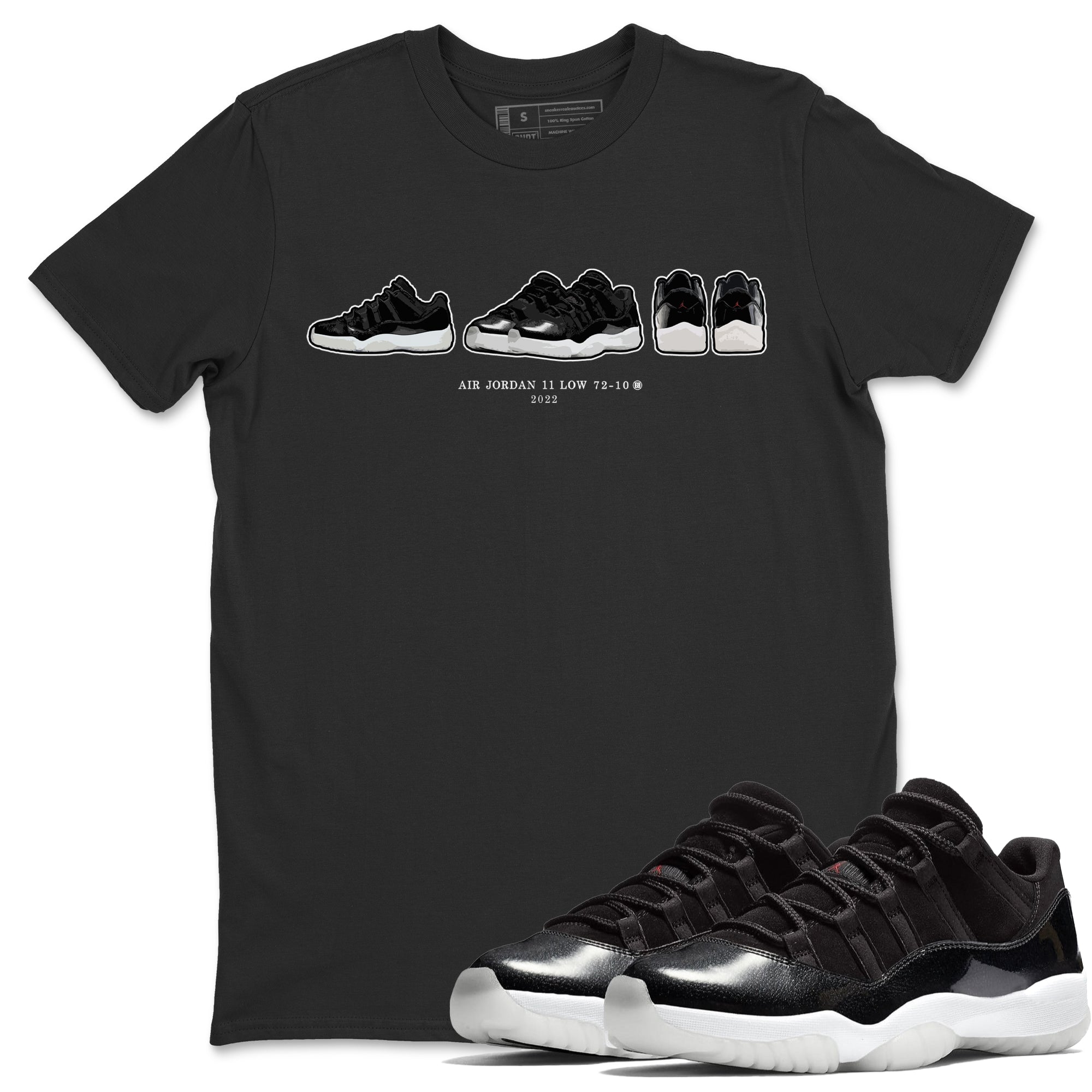 snkmatch Prelude Unisex Tops - Air Jordan 11 72-10