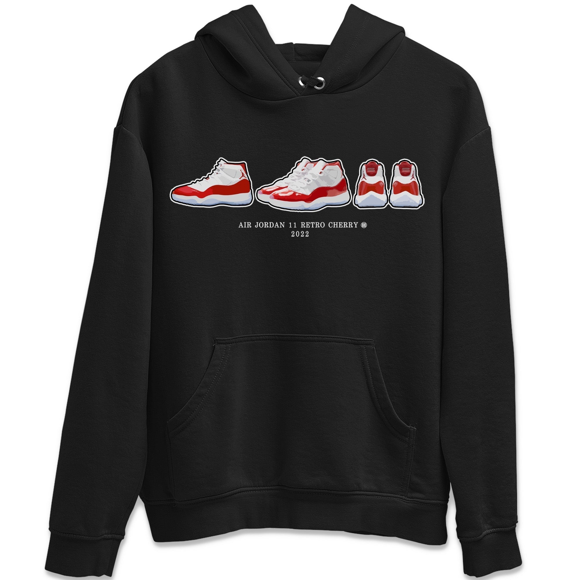 snkmatch Prelude Unisex Tops - Air Jordan 11 Cherry