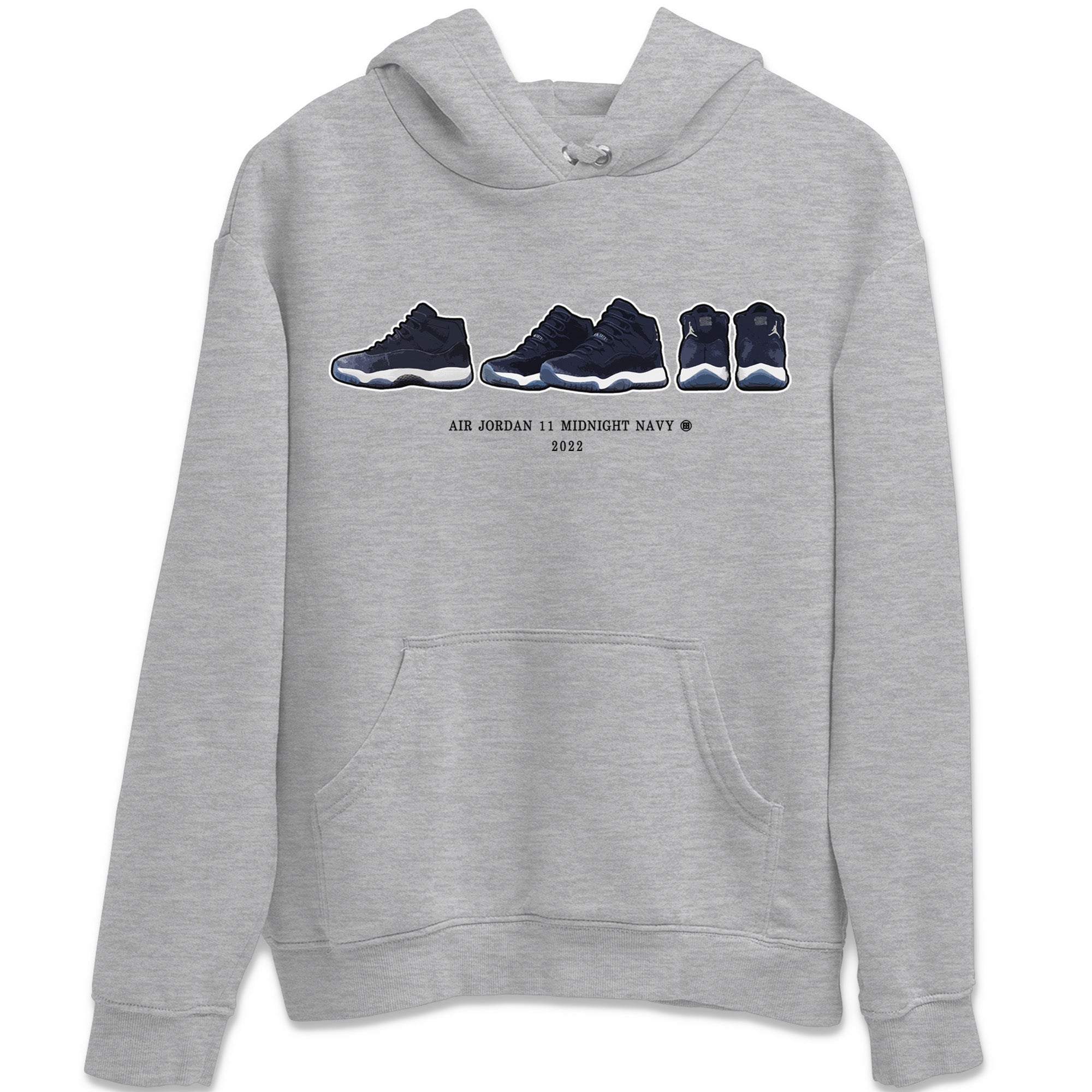 snkmatch Prelude Unisex Tops - Air Jordan 11 Midnight Navy
