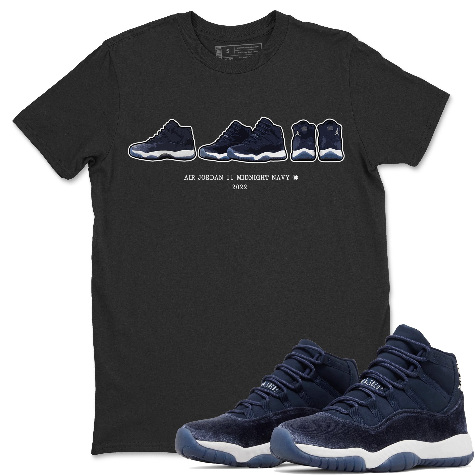 snkmatch Prelude Unisex Tops - Air Jordan 11 Midnight Navy