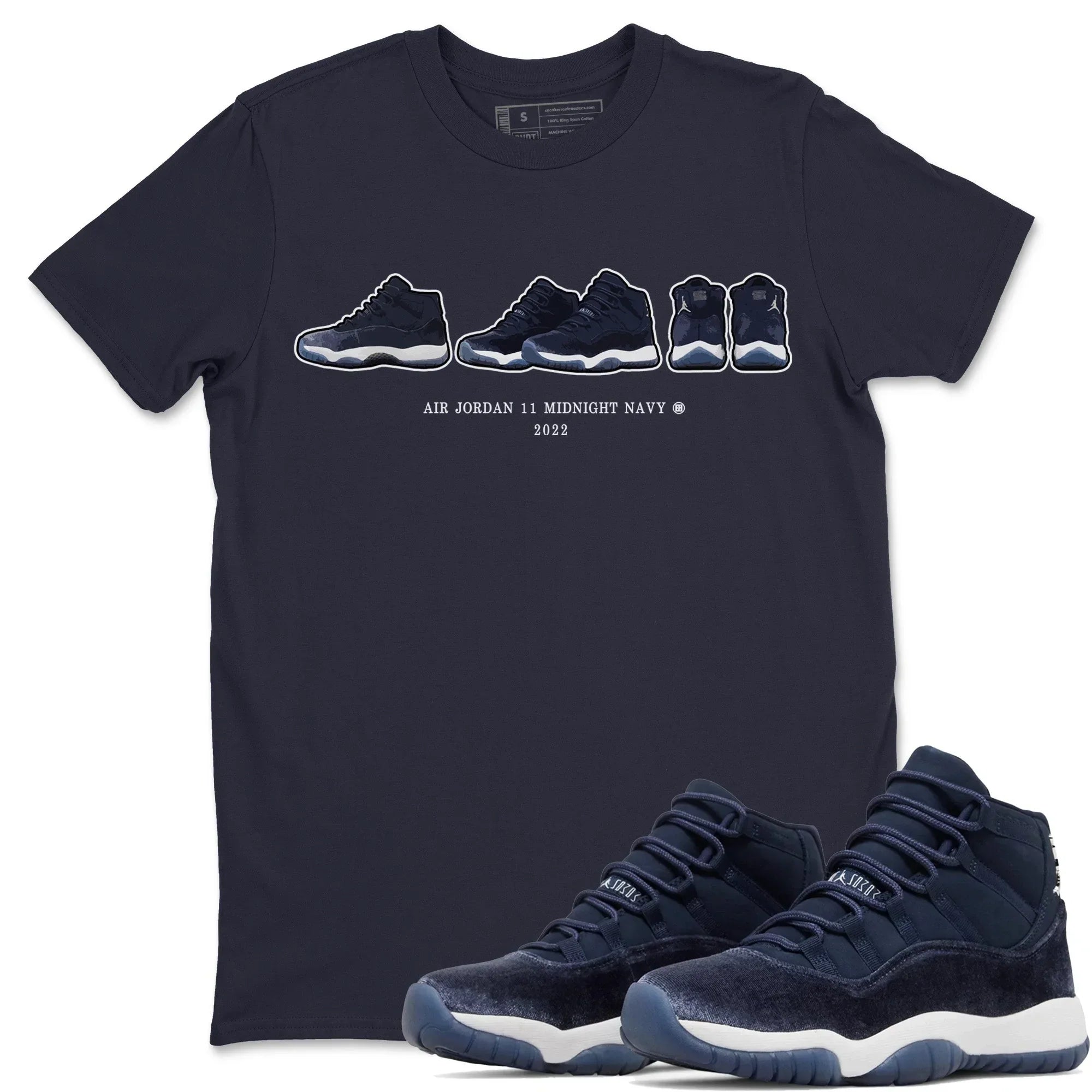 snkmatch Prelude Unisex Tops - Air Jordan 11 Midnight Navy