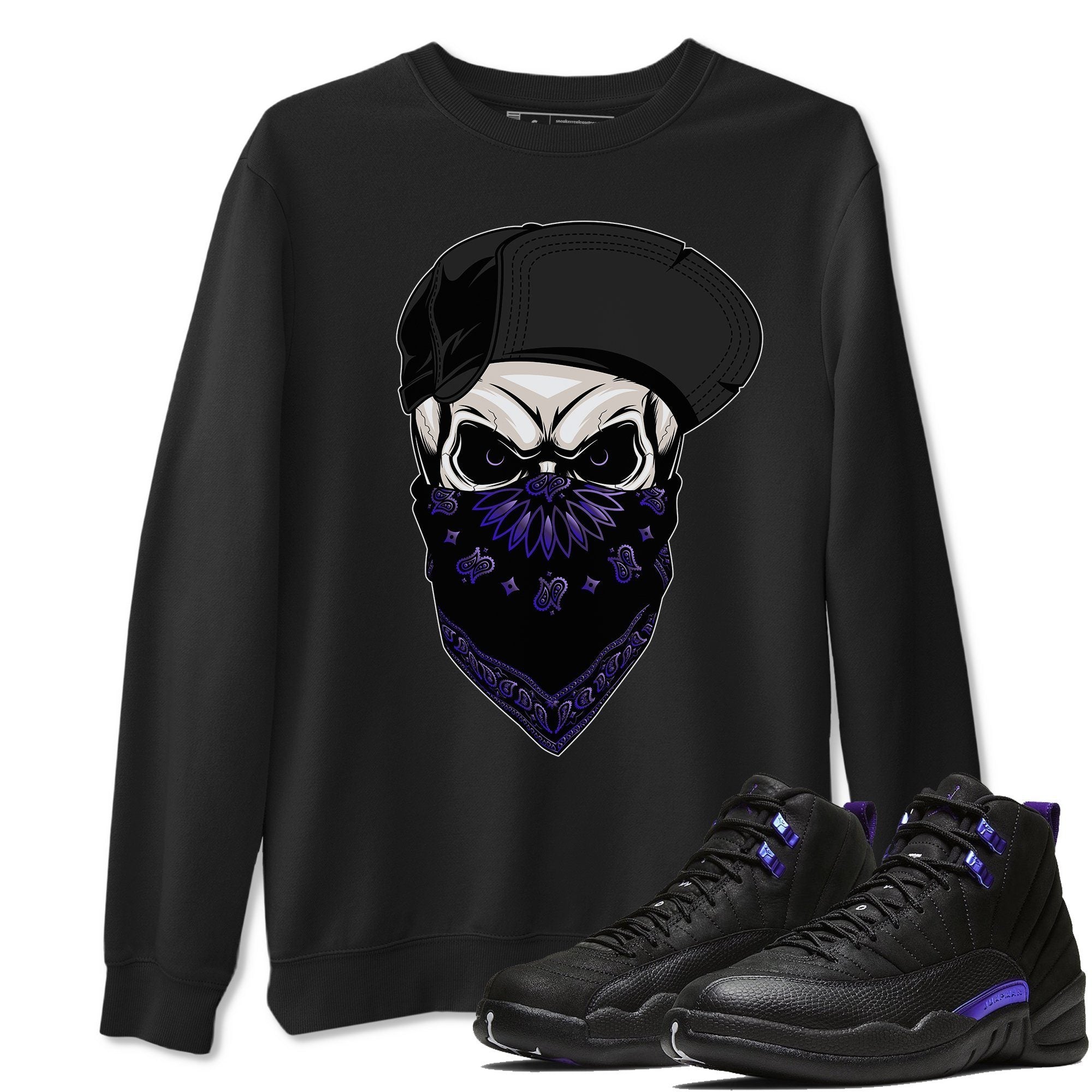 Skull Hat Unisex Tops - Air Jordan 12 Dark Concord