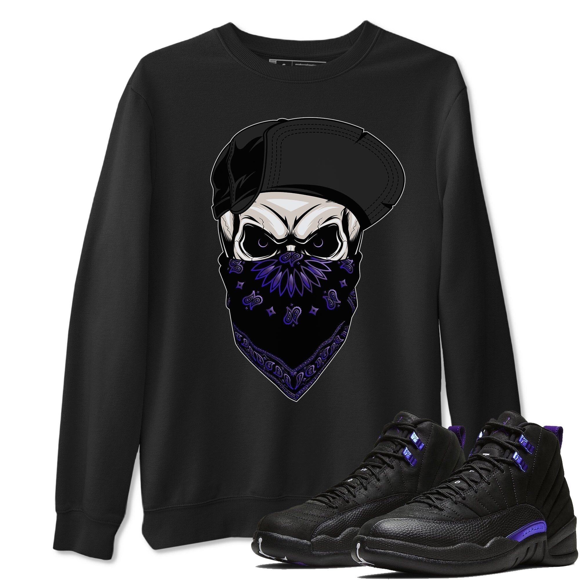 Skull Hat Unisex Tops - Air Jordan 12 Dark Concord