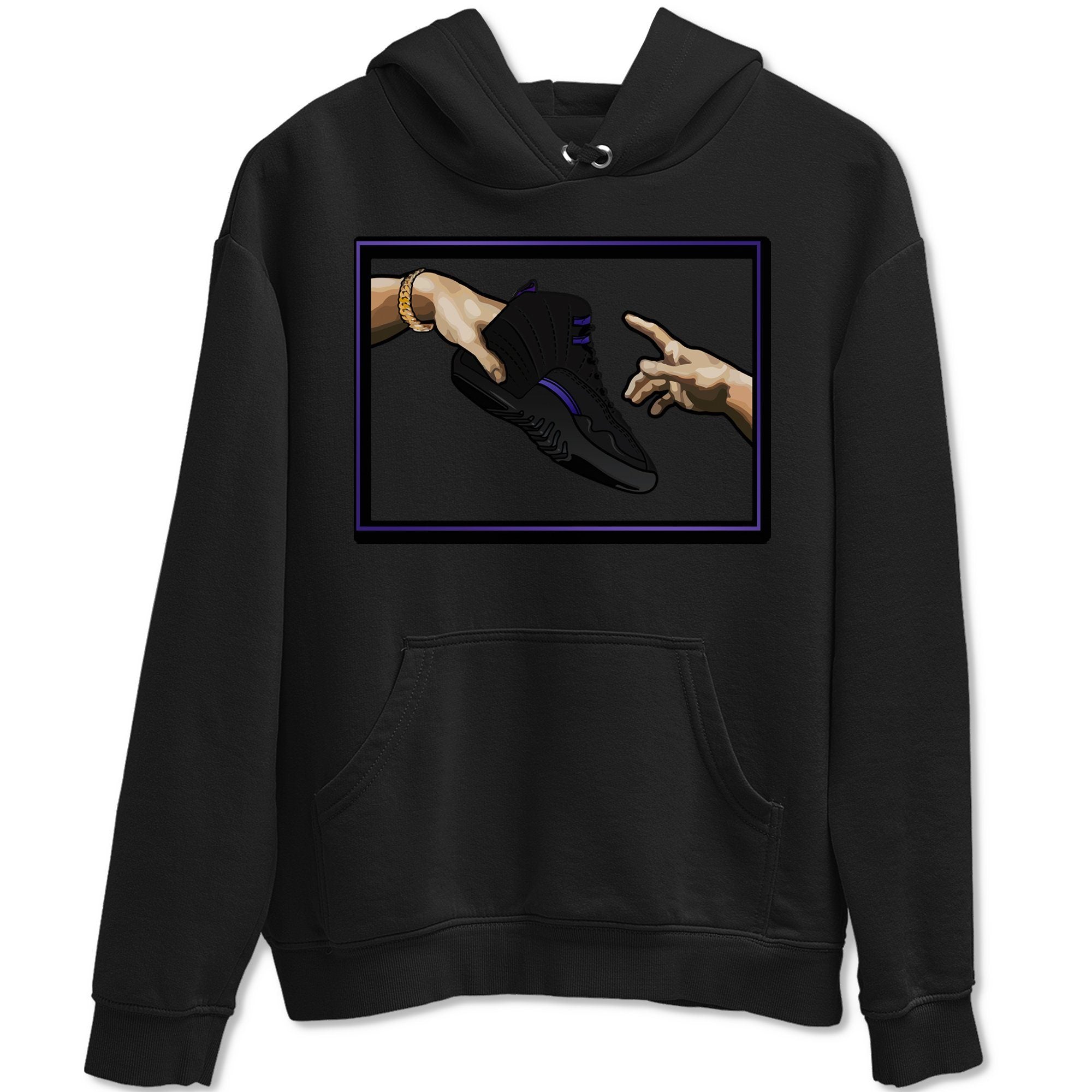 Adam's Creation Unisex Tops - Air Jordan 12 Dark Concord