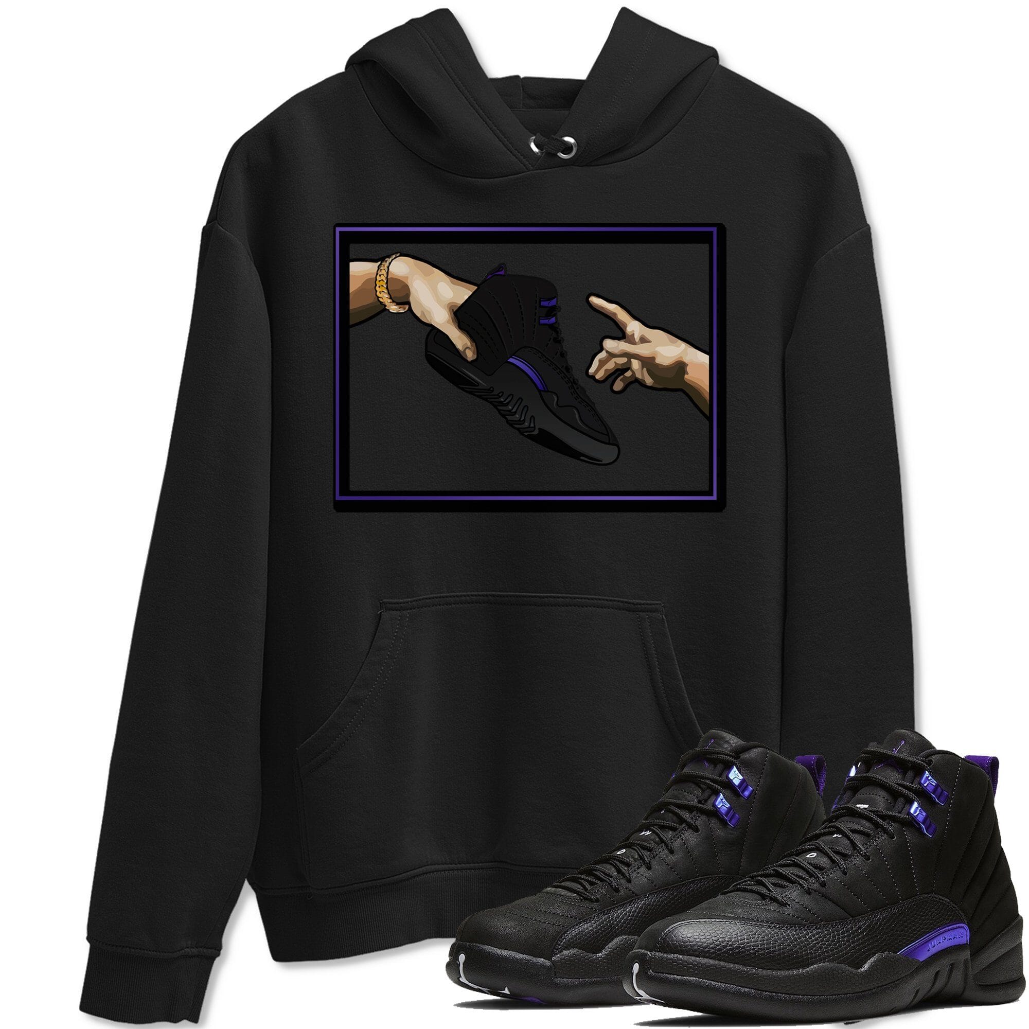 Adam's Creation Unisex Tops - Air Jordan 12 Dark Concord