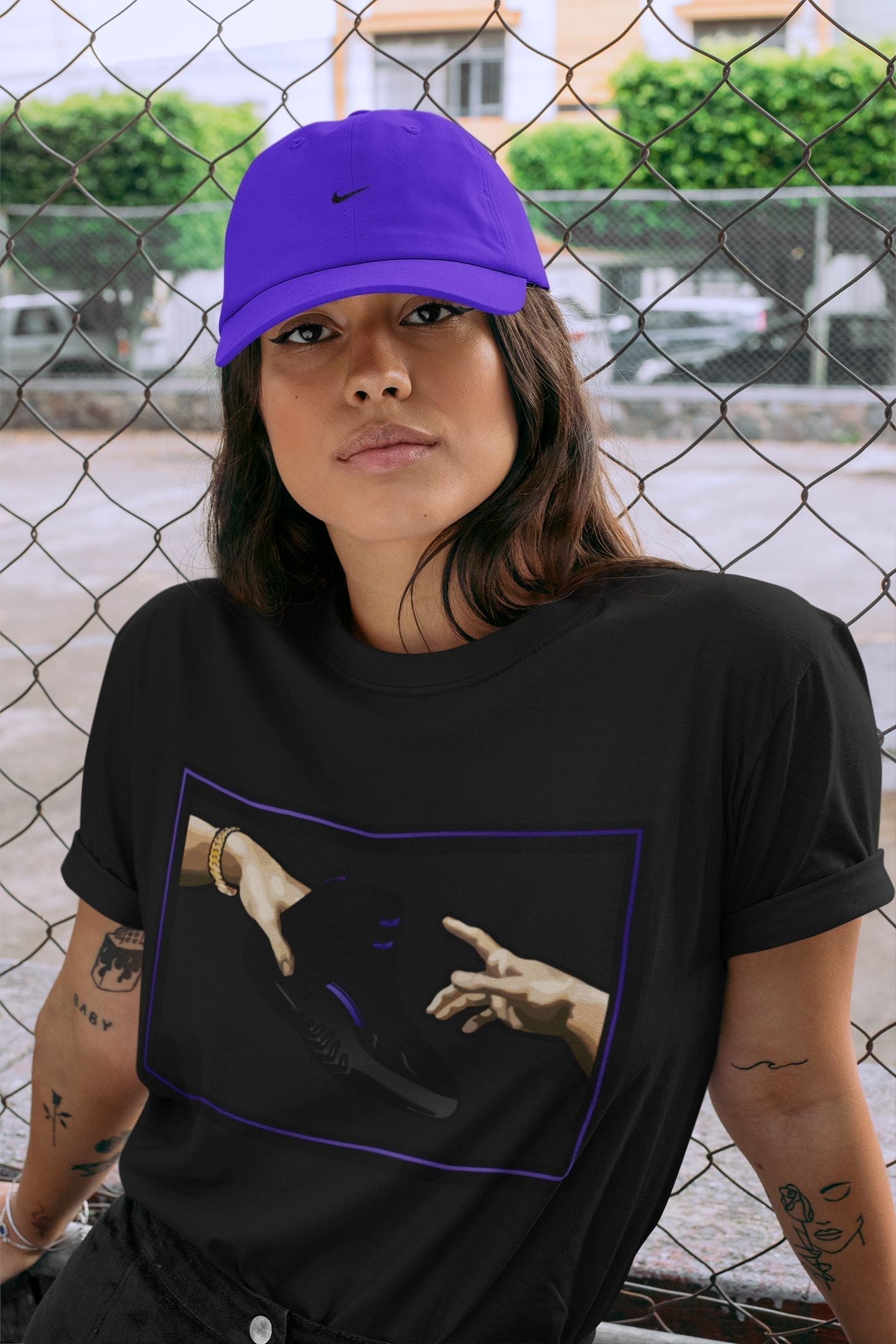 Adam's Creation Unisex Tops - Air Jordan 12 Dark Concord