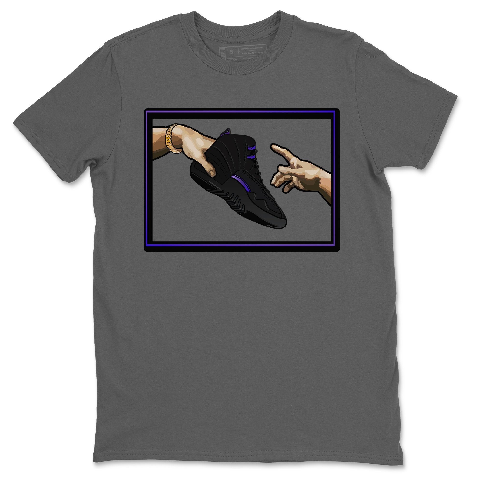 Adam's Creation Unisex Tops - Air Jordan 12 Dark Concord