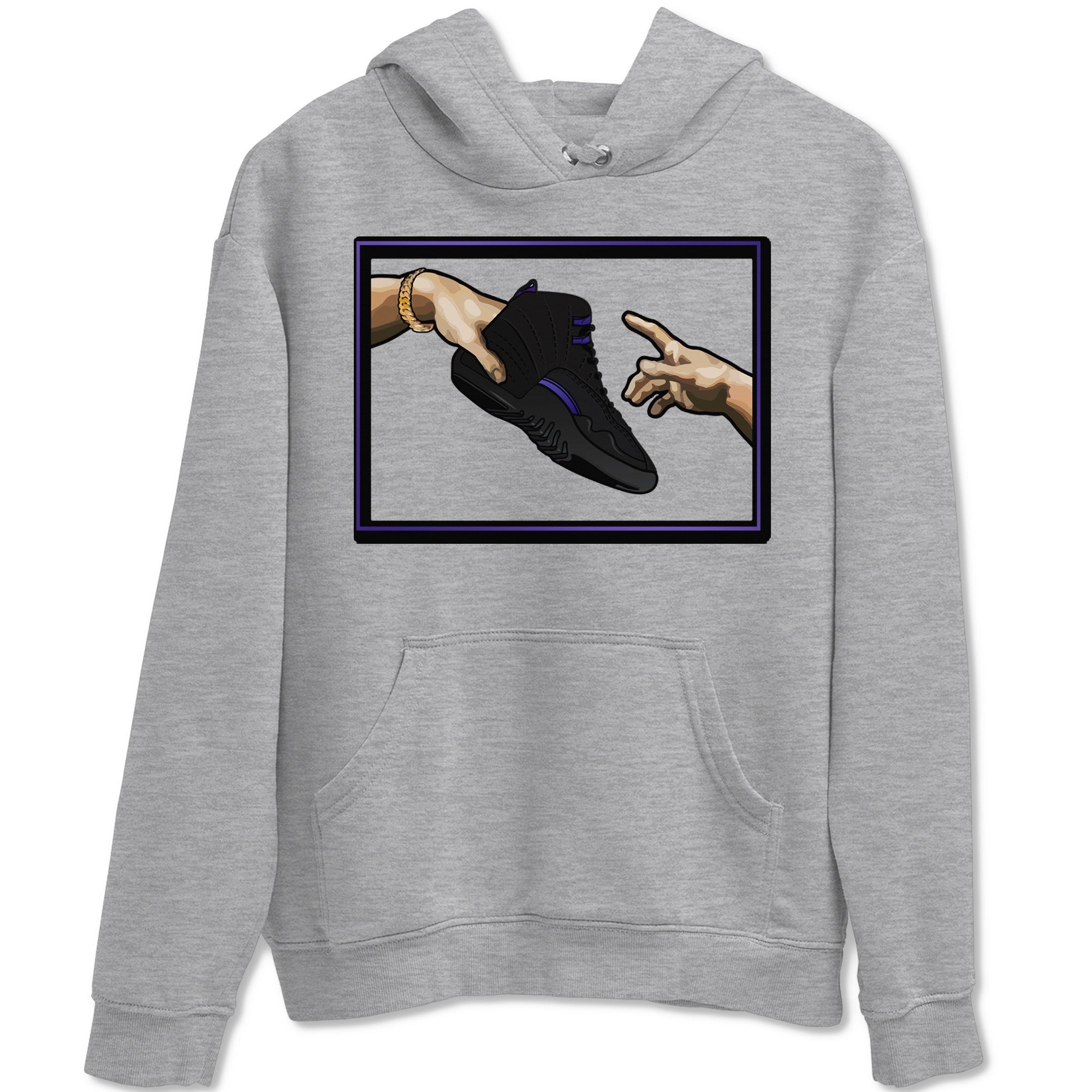 Adam's Creation Unisex Tops - Air Jordan 12 Dark Concord