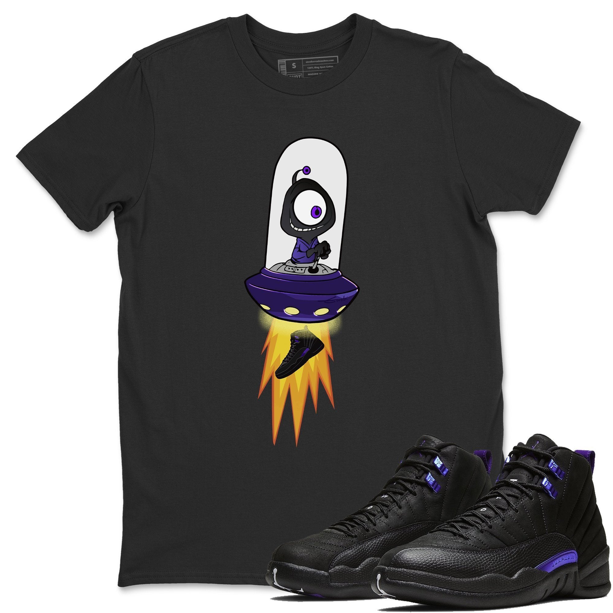 Alien Unisex Tops - Air Jordan 12 Dark Concord