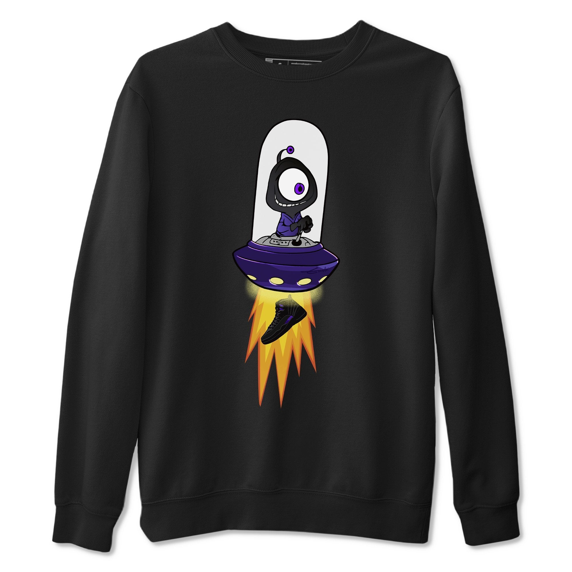 Alien Unisex Tops - Air Jordan 12 Dark Concord