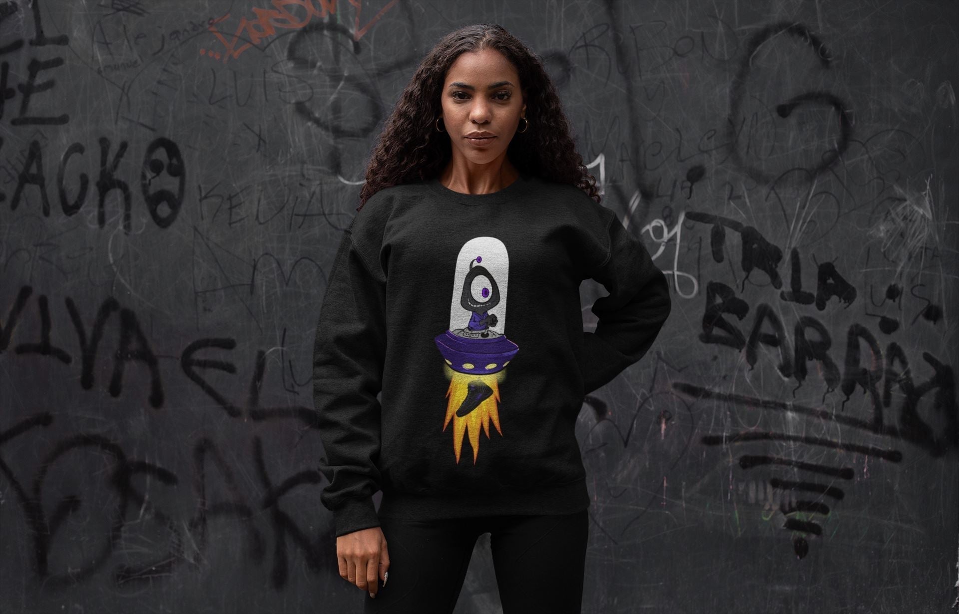 Alien Unisex Tops - Air Jordan 12 Dark Concord
