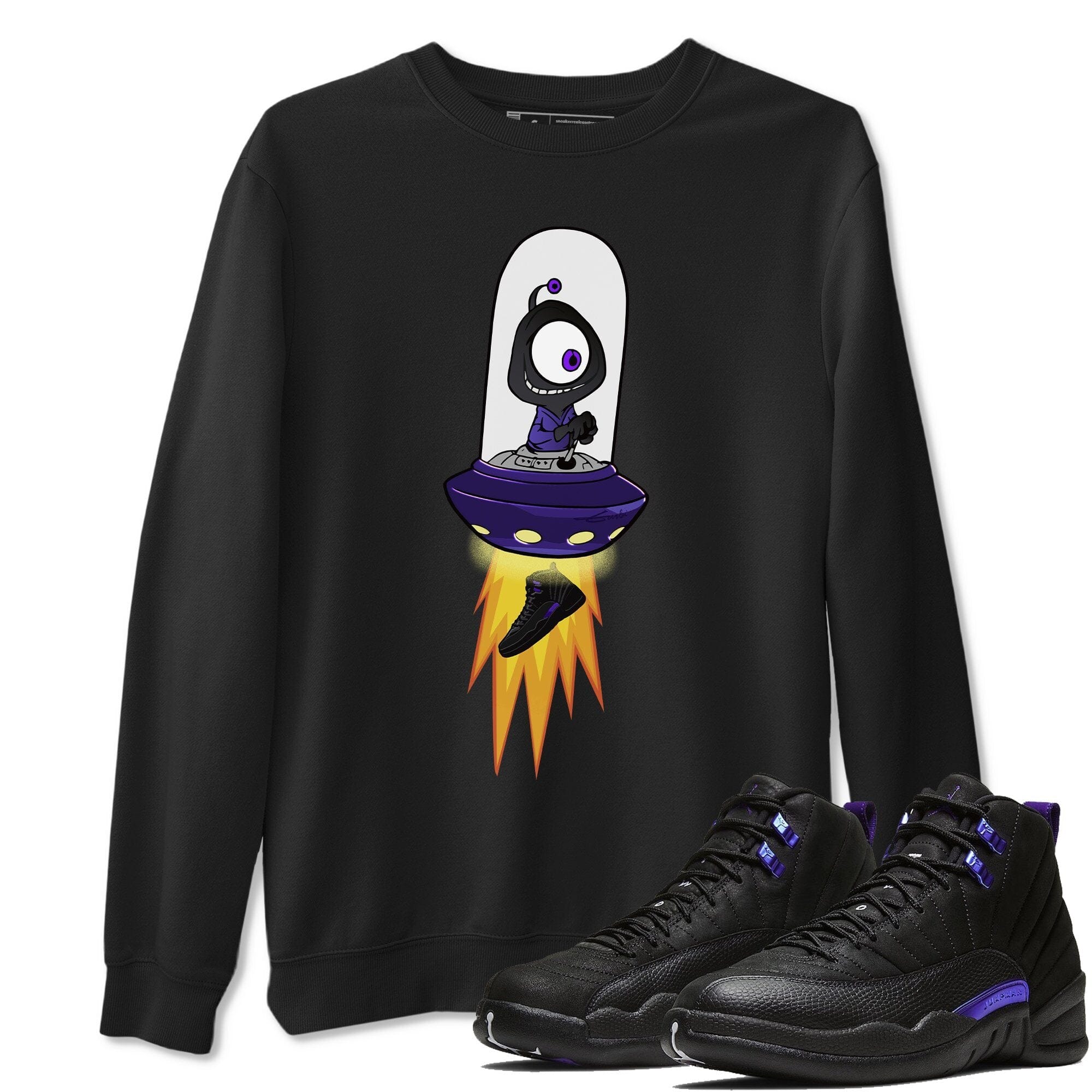 Alien Unisex Tops - Air Jordan 12 Dark Concord