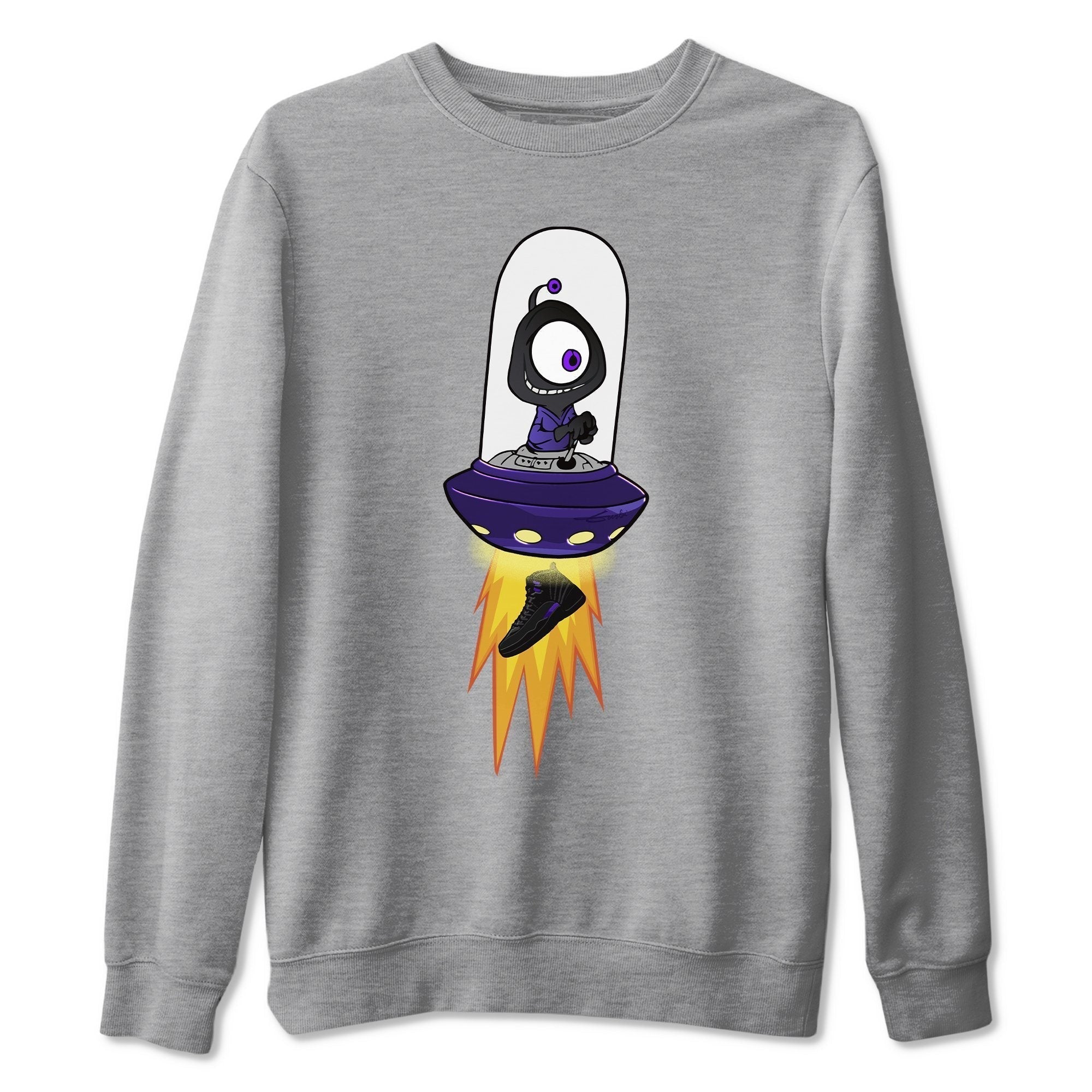 Alien Unisex Tops - Air Jordan 12 Dark Concord