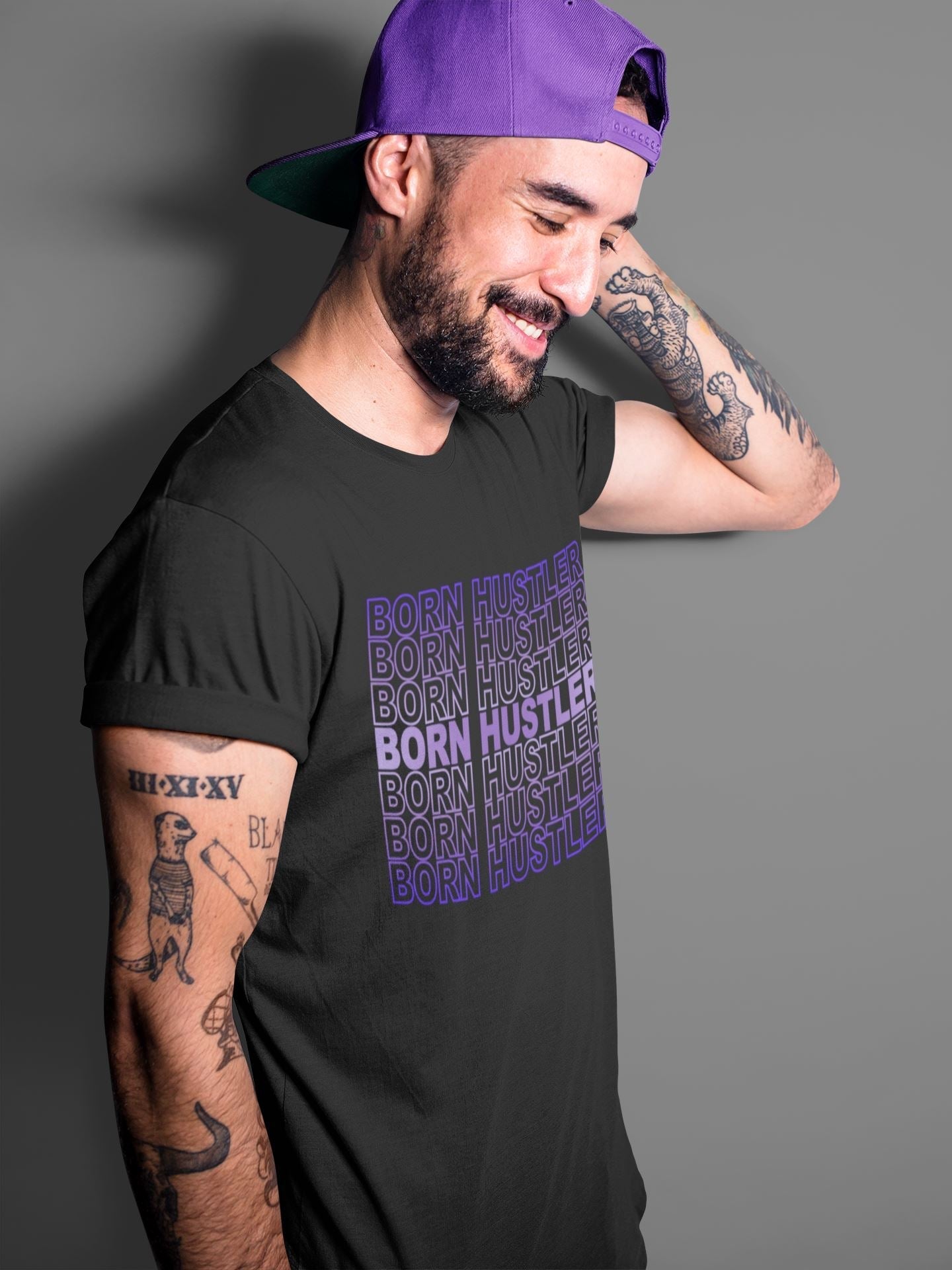 Born Hustler Unisex Tops - Air Jordan 12 Dark Concord