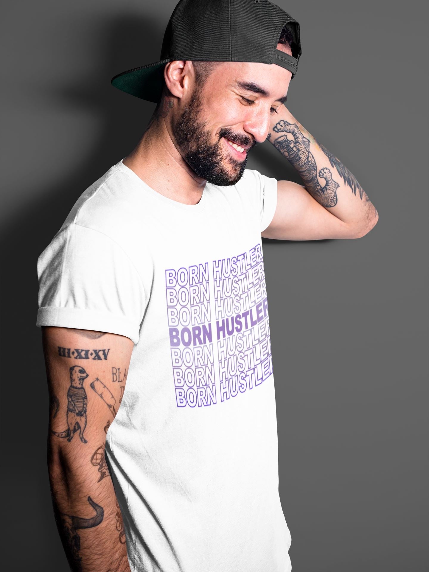 Born Hustler Unisex Tops - Air Jordan 12 Dark Concord