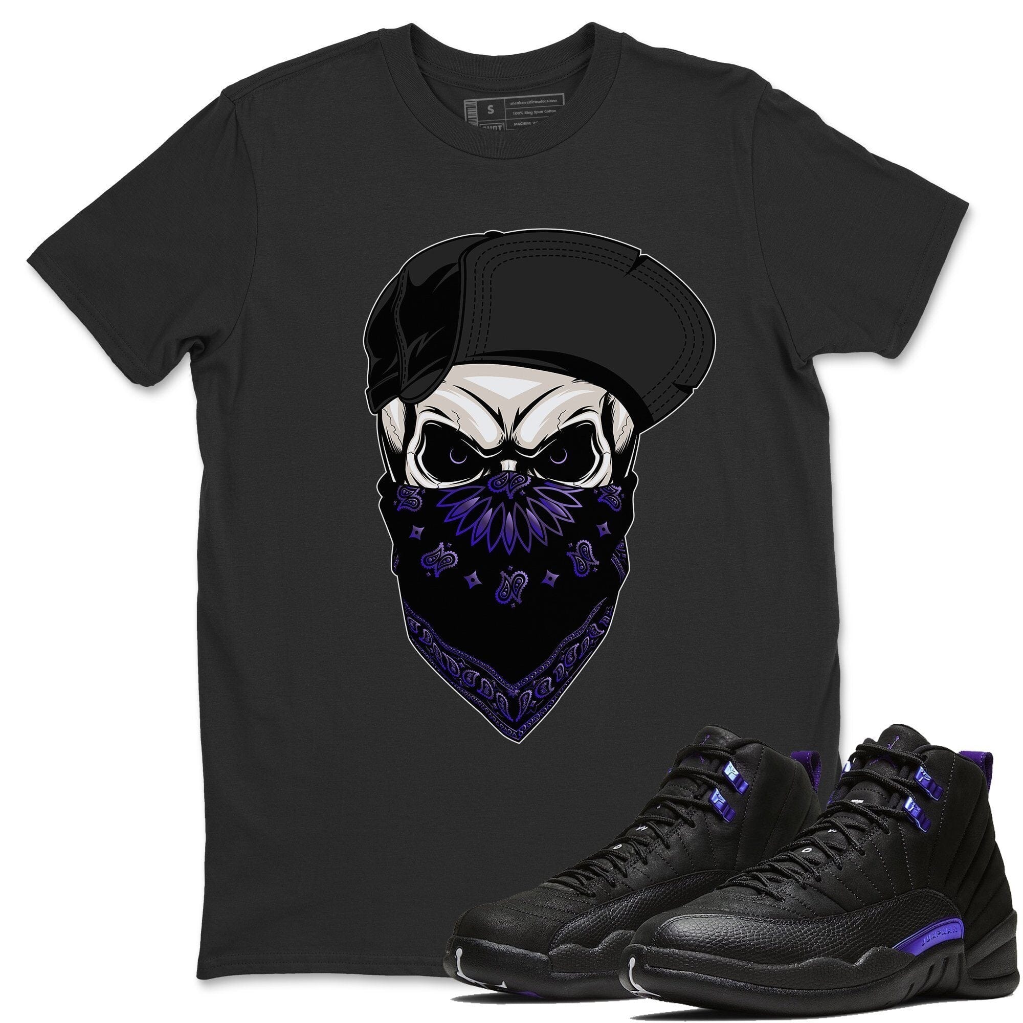 Skull Hat Unisex Tops - Air Jordan 12 Dark Concord