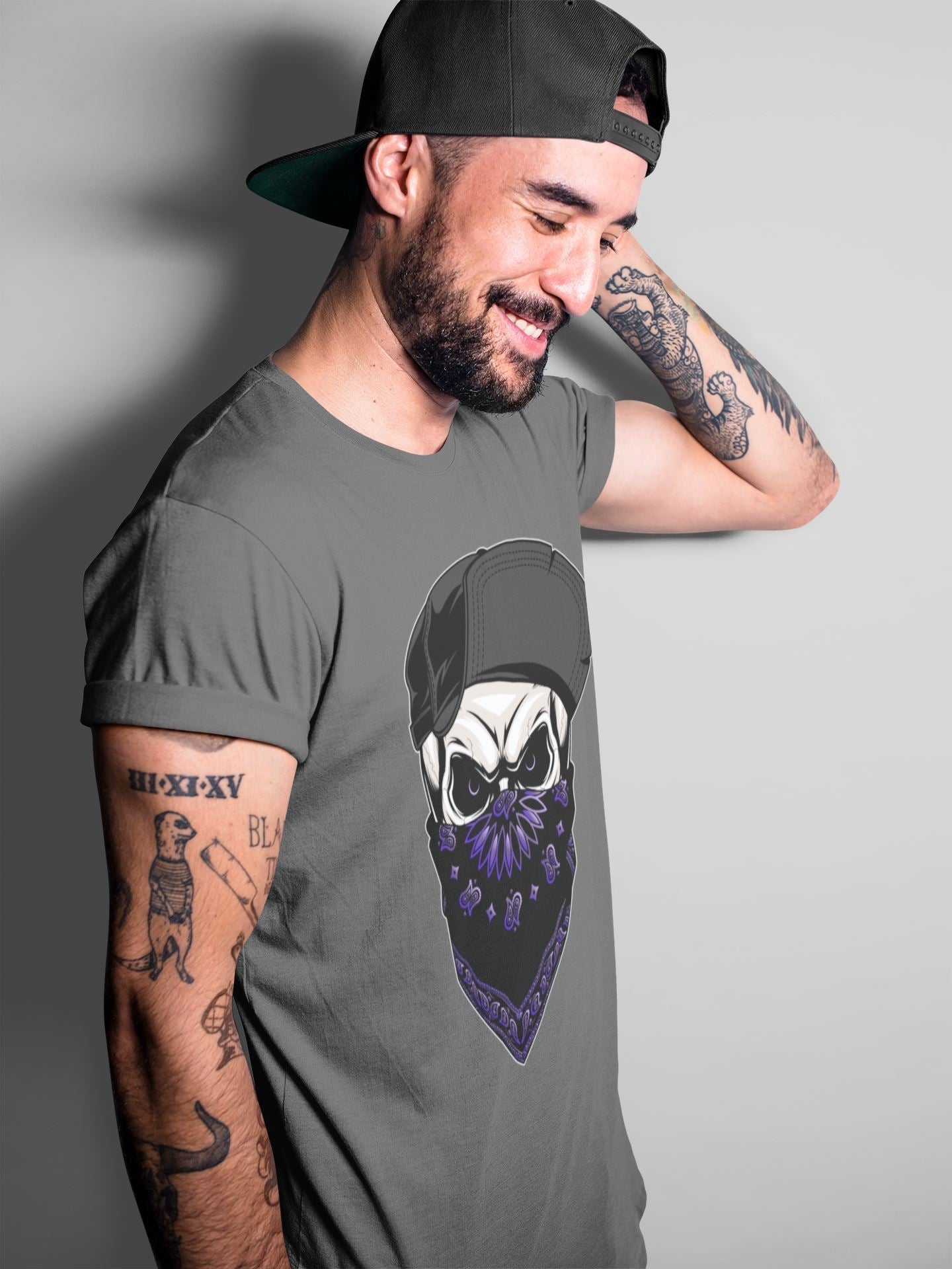 Skull Hat Unisex Tops - Air Jordan 12 Dark Concord