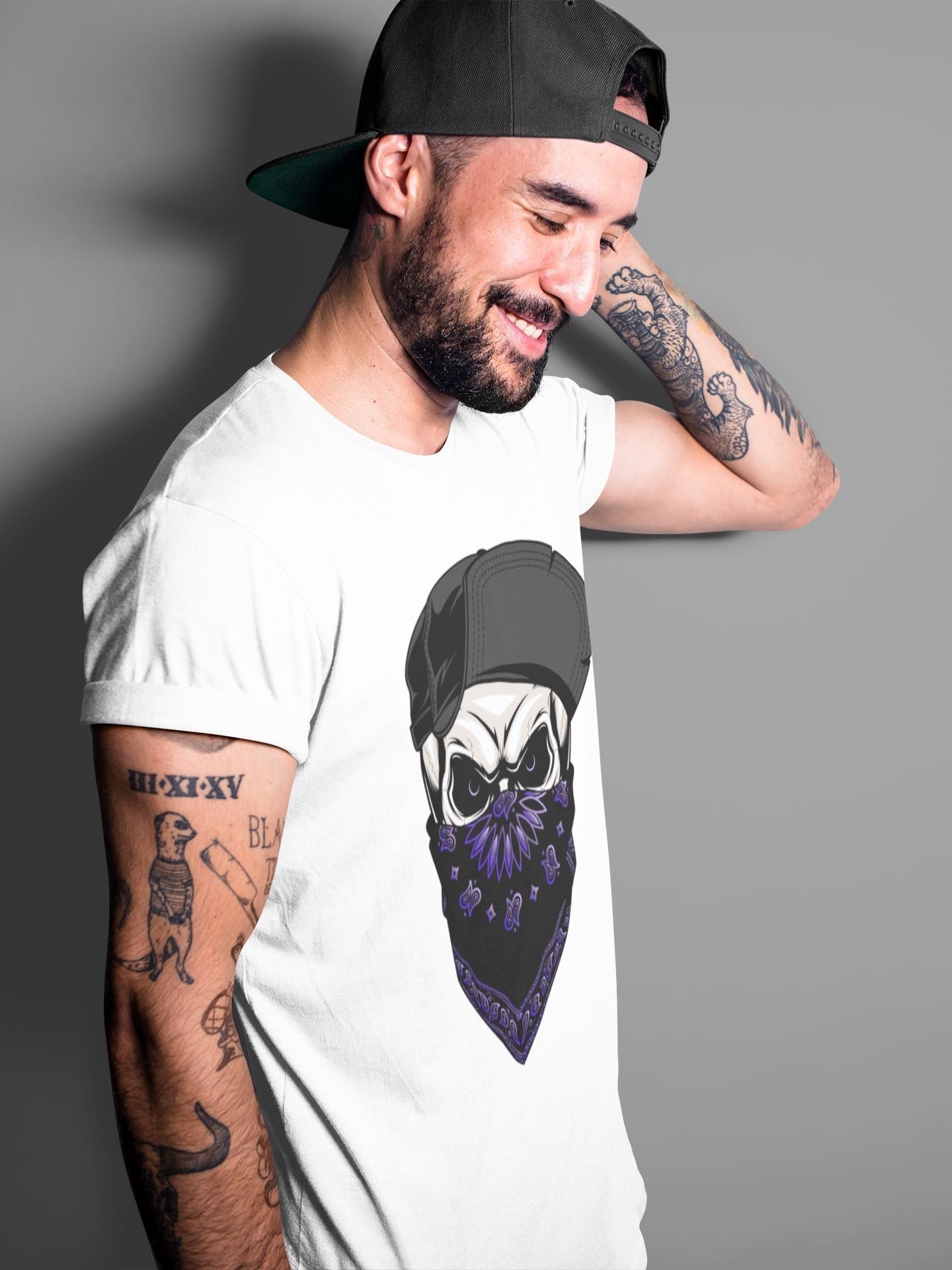 Skull Hat Unisex Tops - Air Jordan 12 Dark Concord