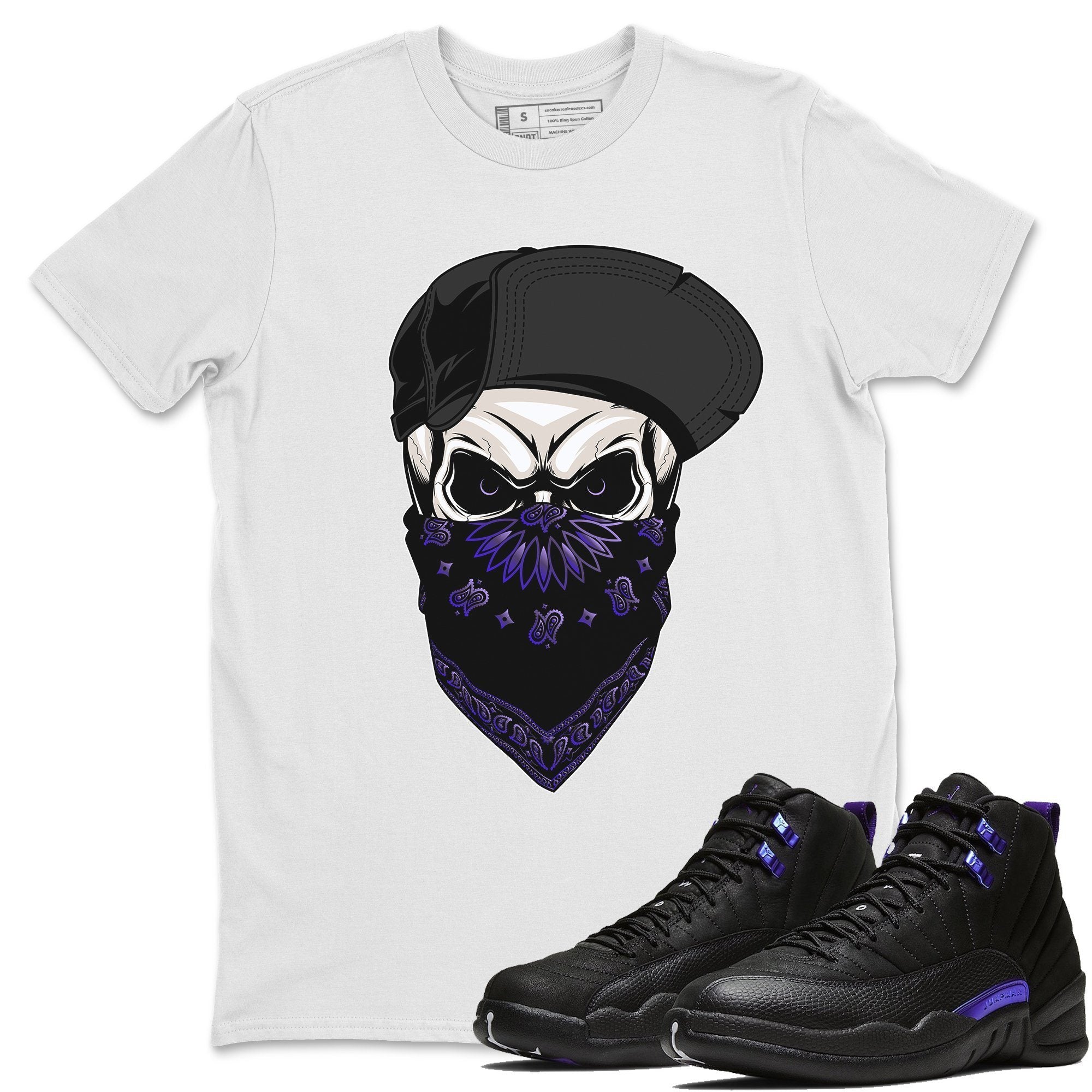 Skull Hat Unisex Tops - Air Jordan 12 Dark Concord