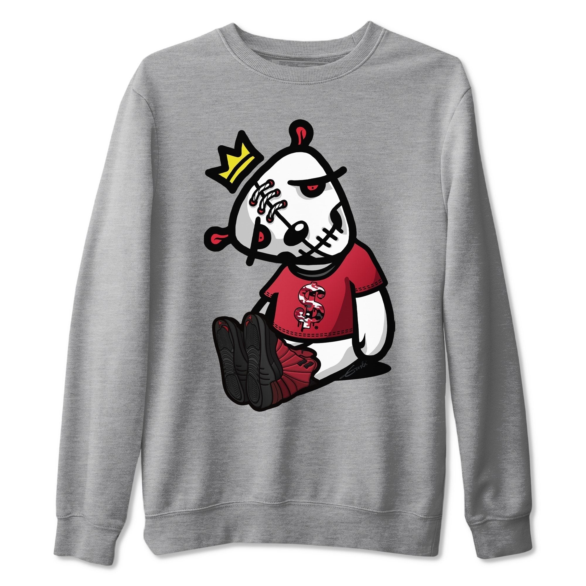 Dead Dolls Unisex Tops - Air Jordan 12 Reverse Flu Game