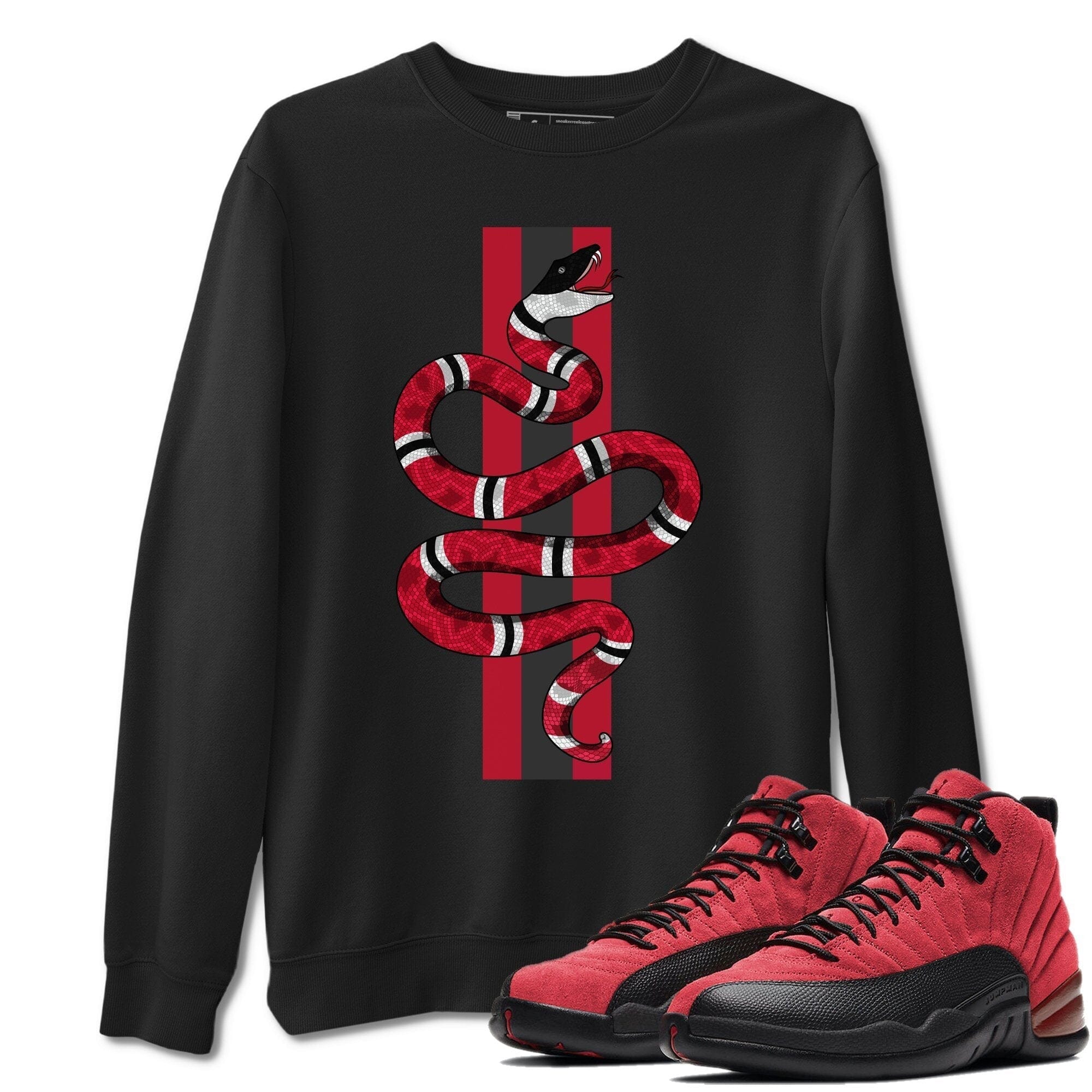 Snake Unisex Tops - Air Jordan 12 Reverse Flu Game