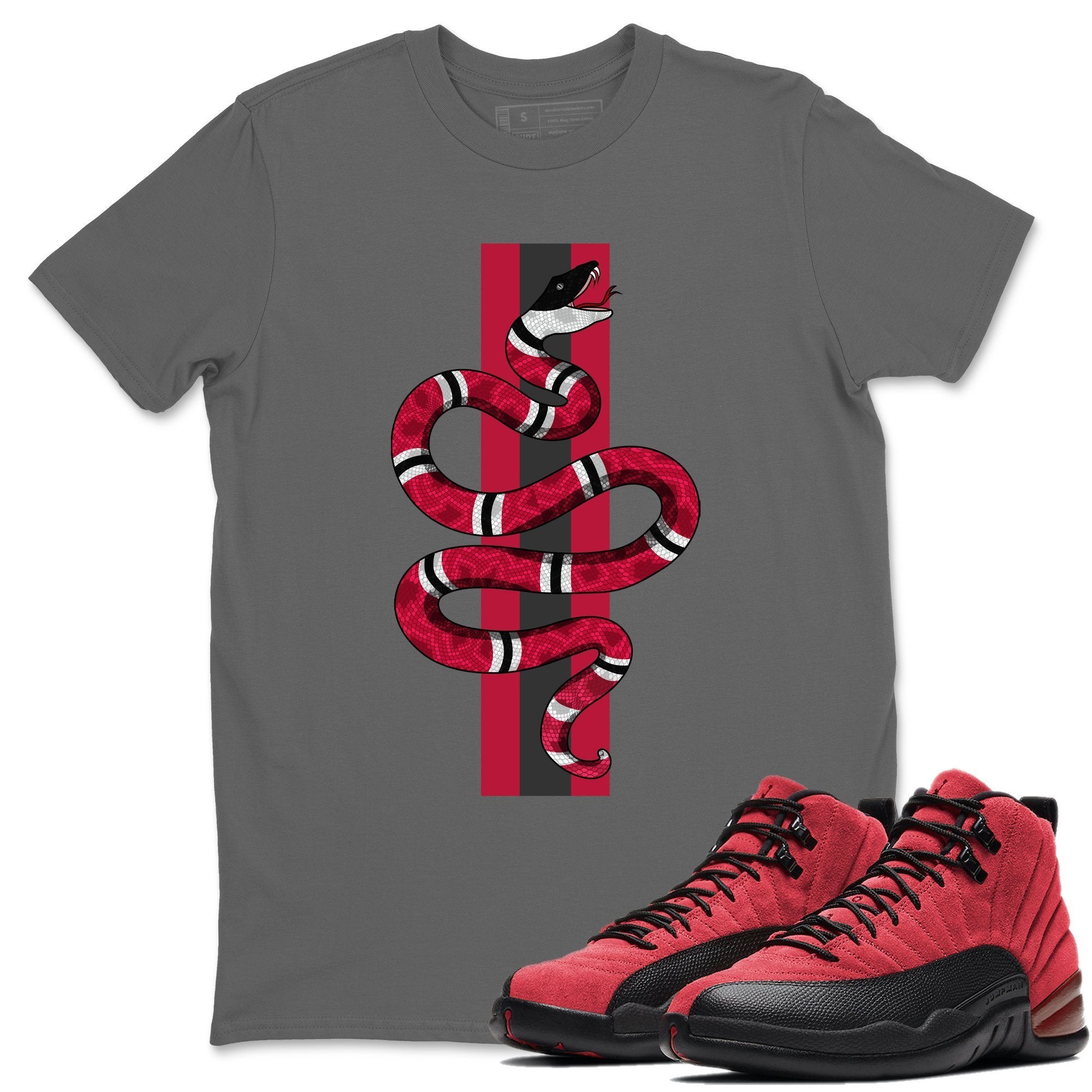Snake Unisex Tops - Air Jordan 12 Reverse Flu Game