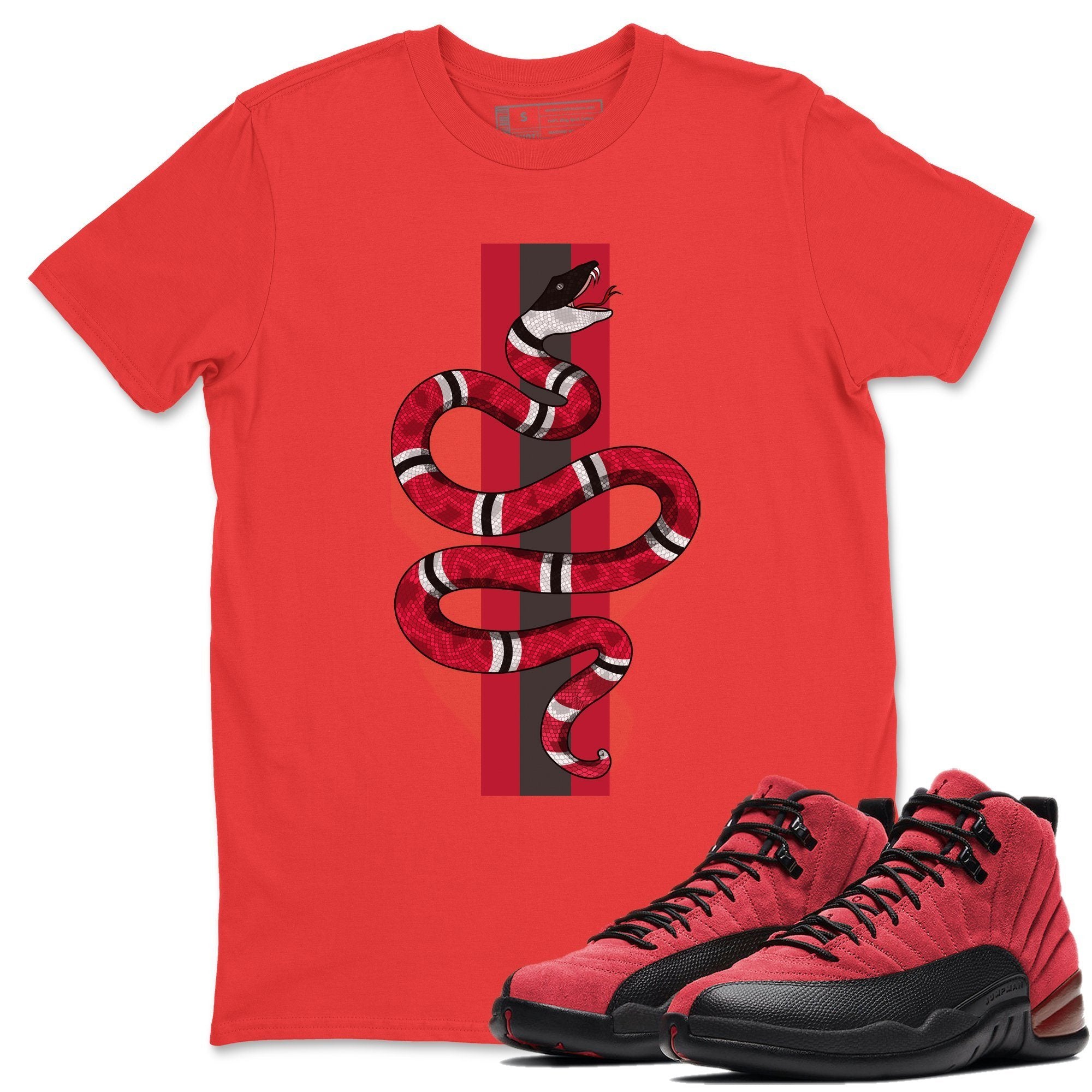 Snake Unisex Tops - Air Jordan 12 Reverse Flu Game