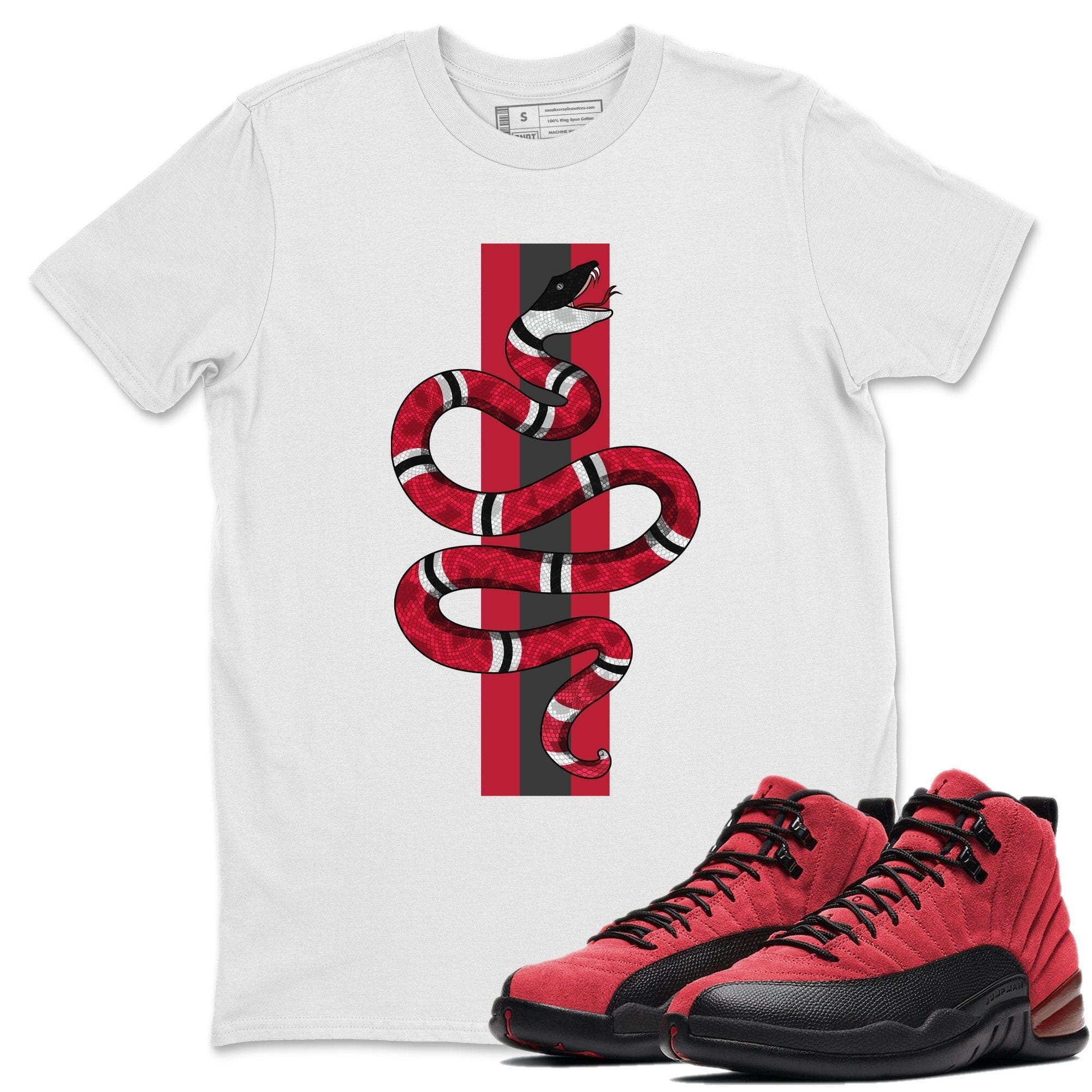 Snake Unisex Tops - Air Jordan 12 Reverse Flu Game