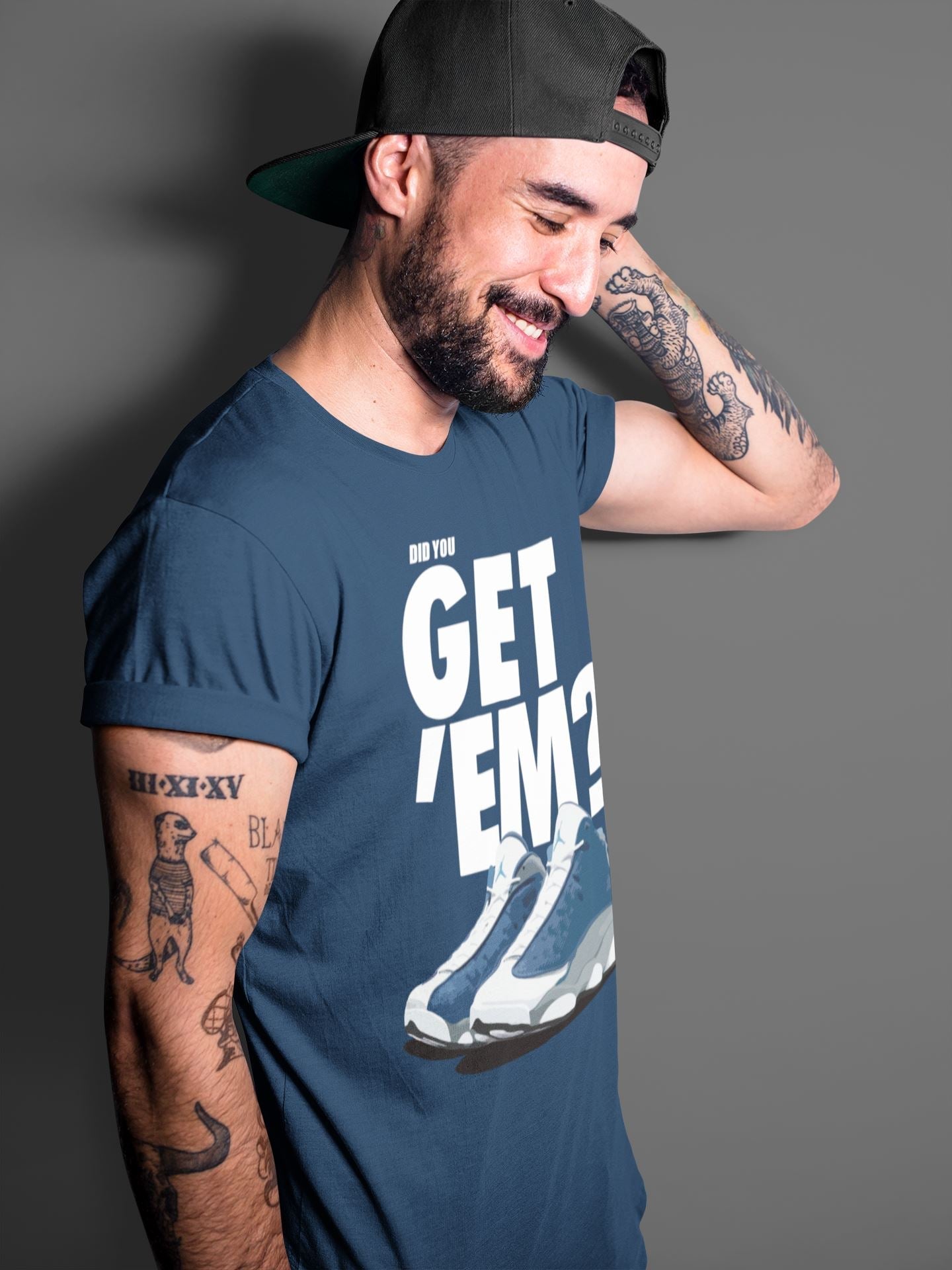 Did You Get 'Em Unisex Tops - Air Jordan 13 Flint
