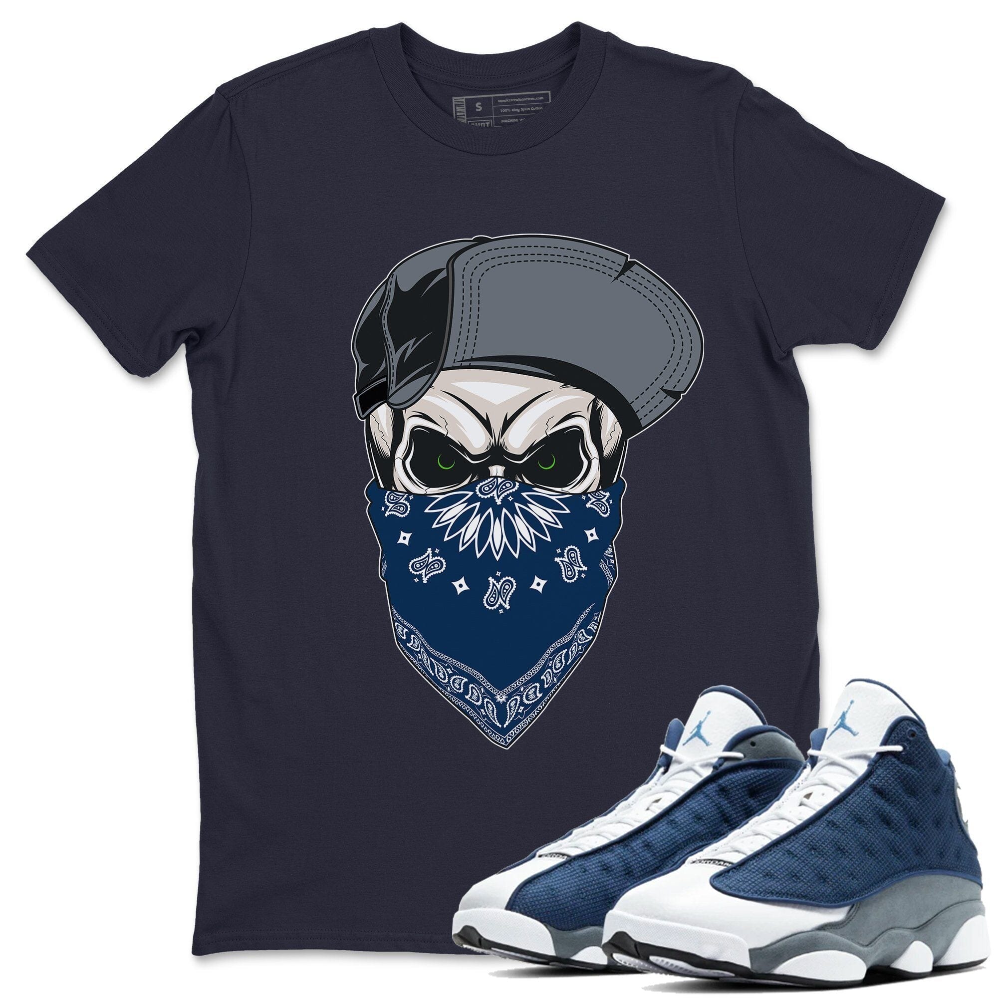 Skull Hat Mask Unisex Tops - Air Jordan 13 Flint